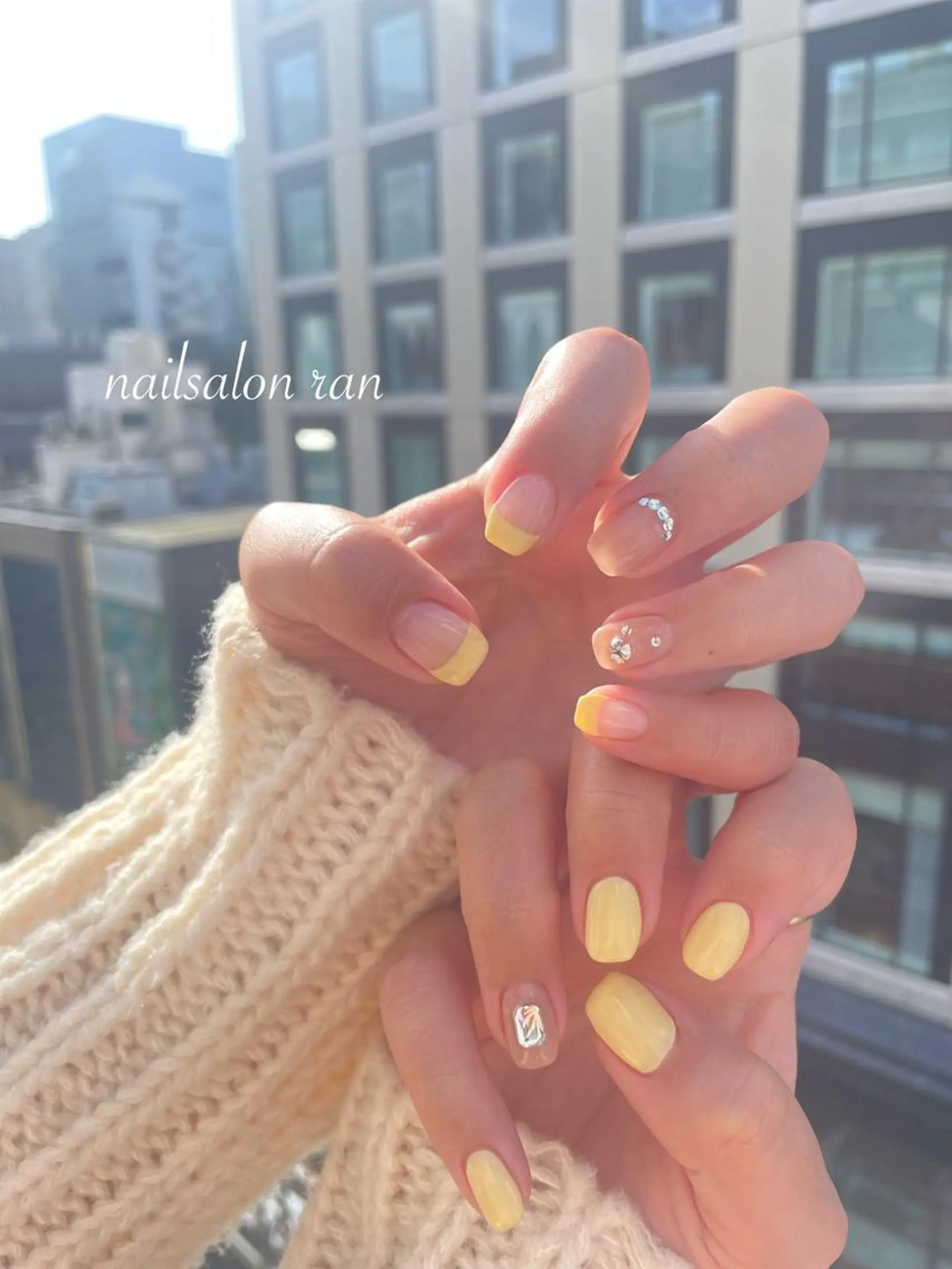 ネイル 春ネイル nailsalon ranのネイルデザイン