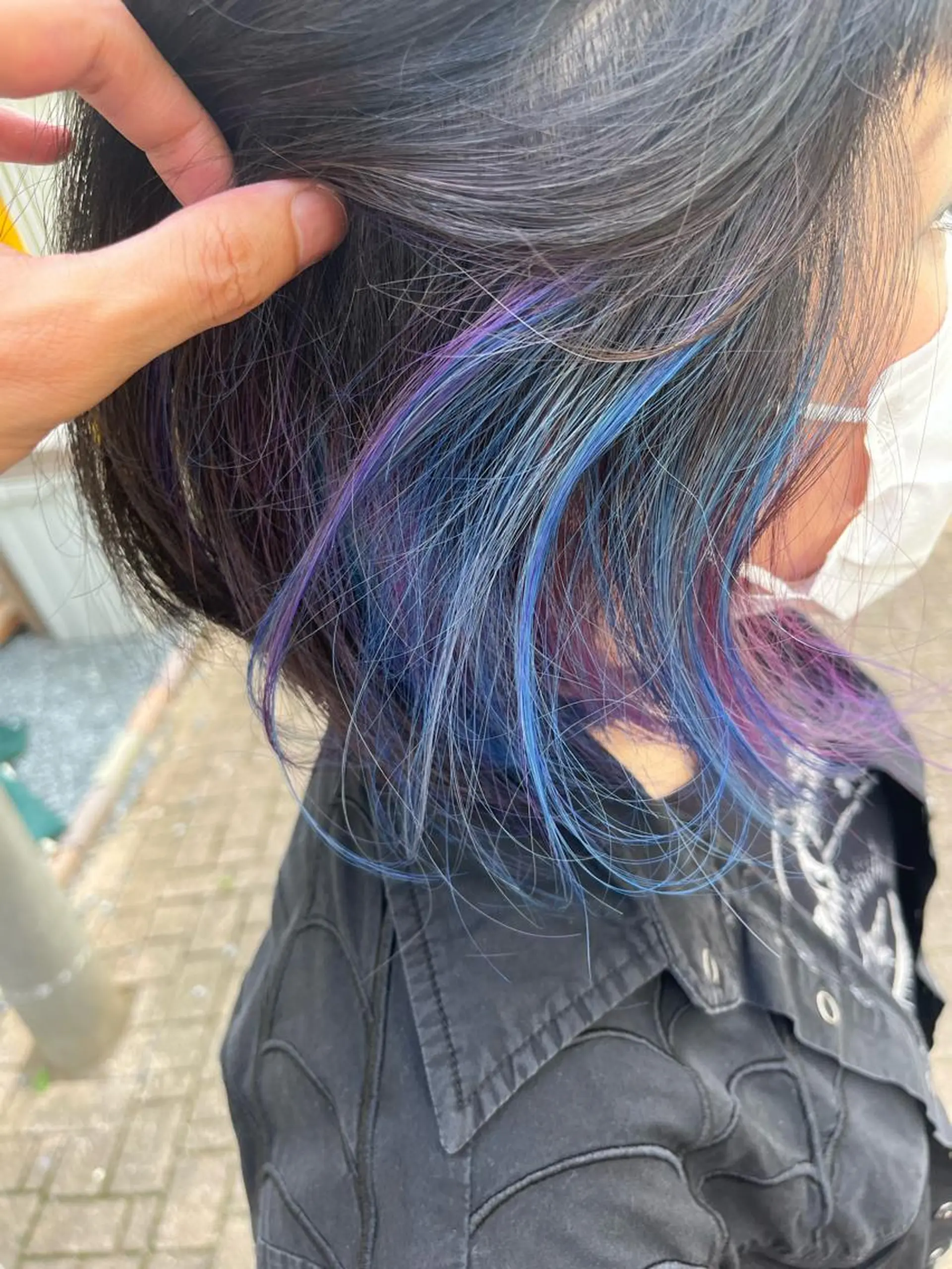ミディアム カラー ショートボブ ボブレイヤー アッシュ バレイヤージュ ミストバング カット ヘアカラー トリートメント 原宿サロン代表 デザインカラー伊藤卓のヘアスタイル