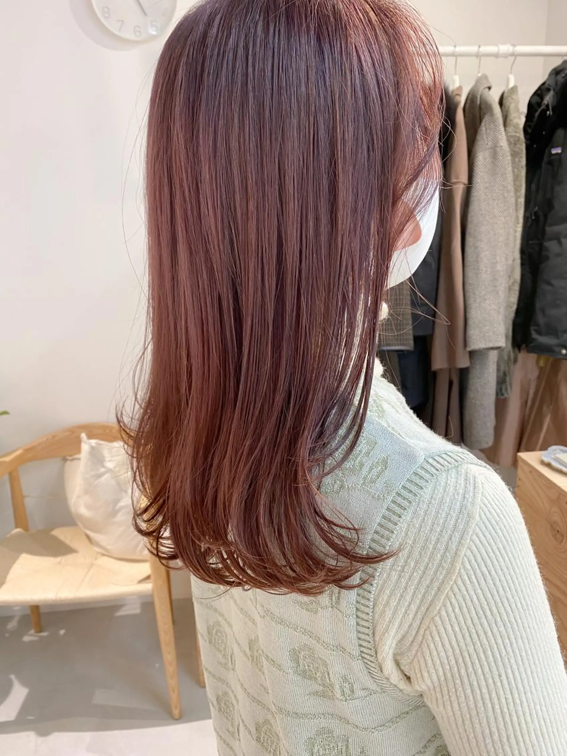 ロング カラー ブリーチ ブラウンカラー ピンクカラー ピンクブラウン fit stand所属・fit stand /HIIRAGIのヘアスタイル