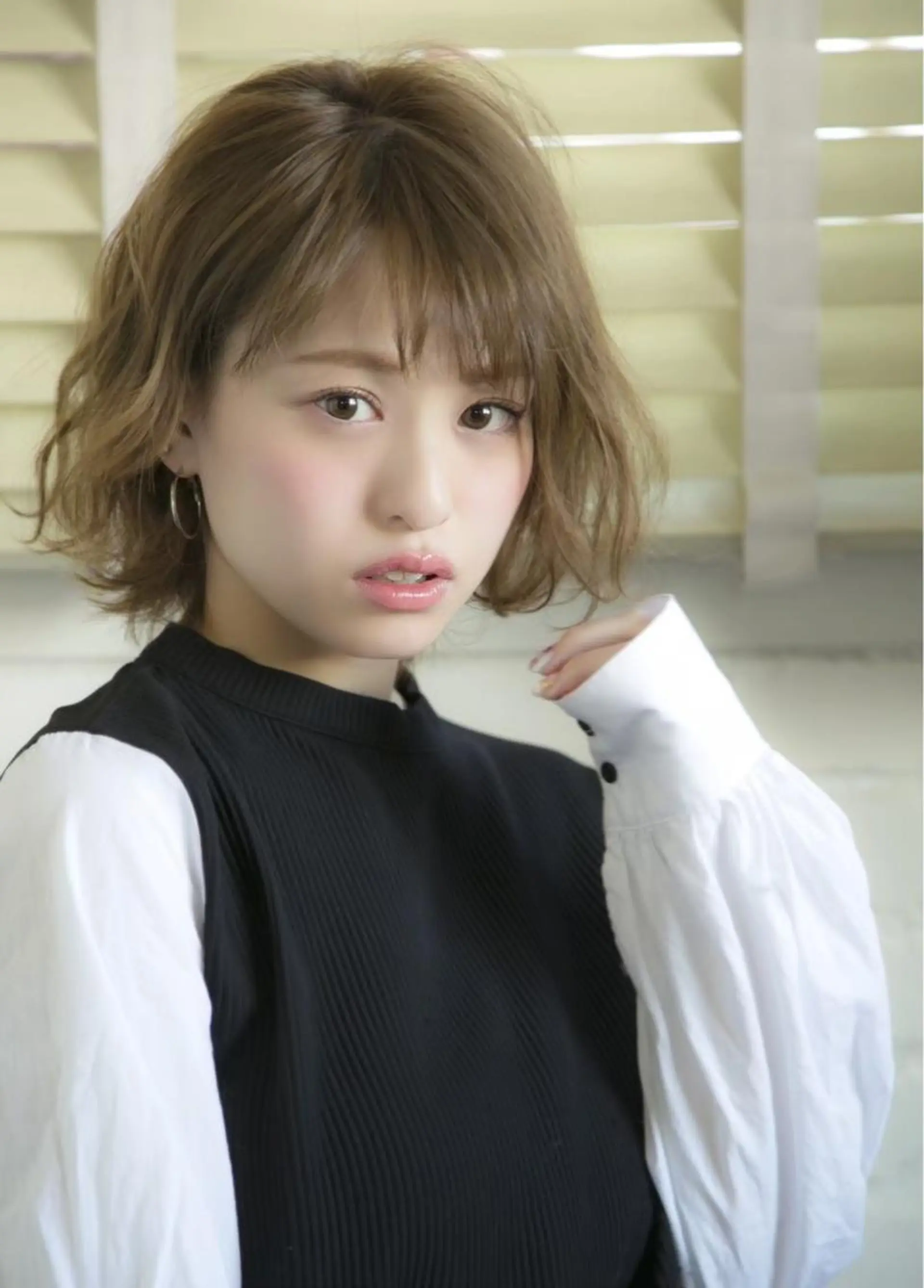 ミディアム 小顔カット トリートメント 【店長】ボブ縮毛矯正 リピートNo.1米倉のヘアスタイル