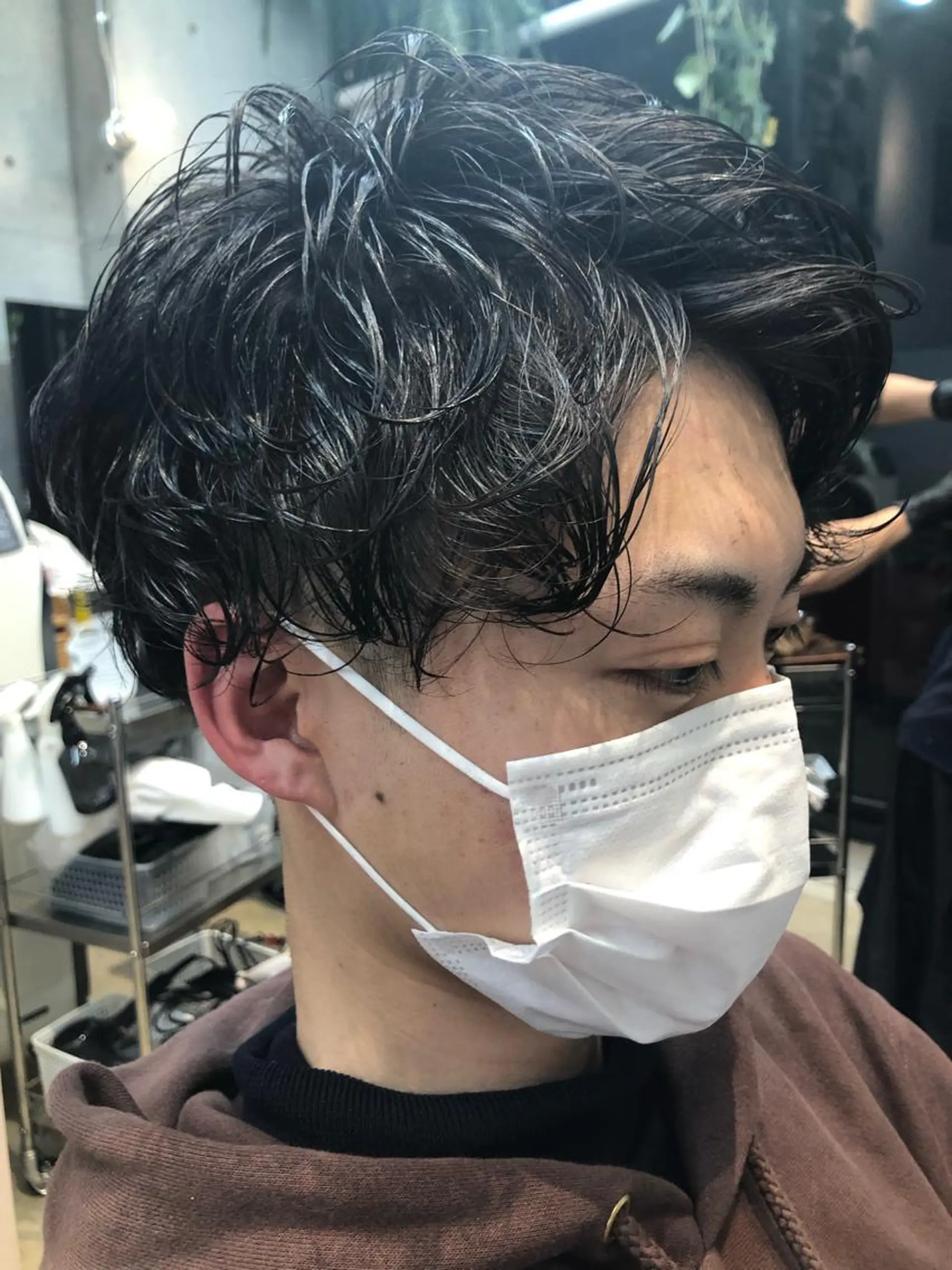 パーマ メンズ カット パーマ 【似合わせるボブ✨】 sanaのヘアスタイル