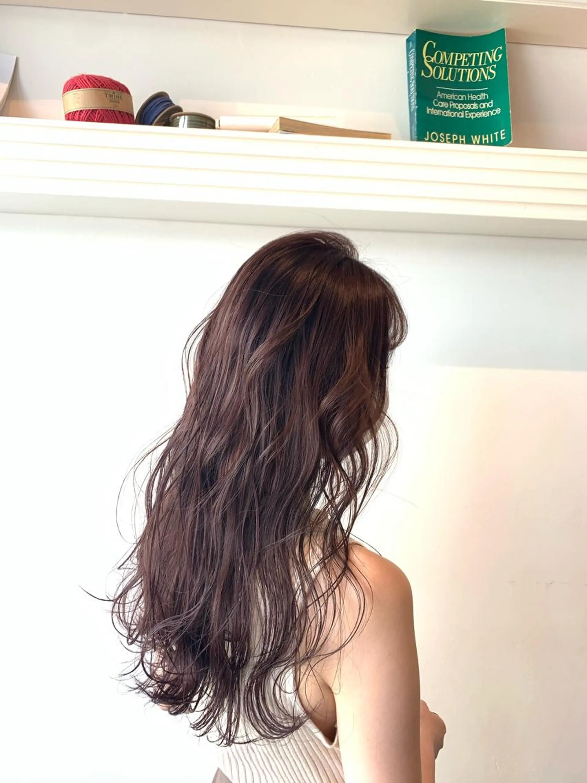 セミロング カット ヘアカラー トリートメント ヘッドスパ ヘアセット 山口 竣也のヘアスタイル