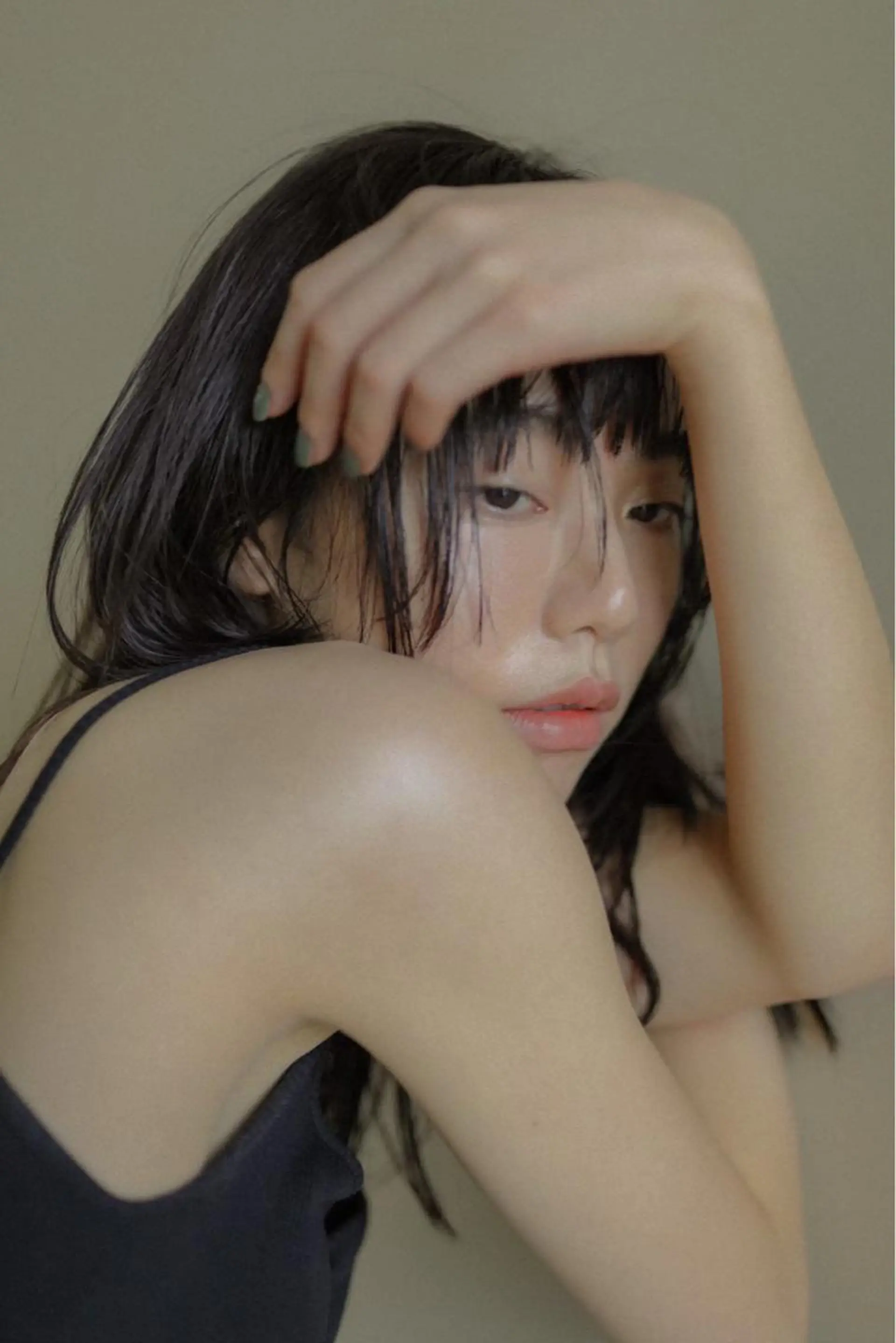 ロング カラー NERO 眞下秋歩のヘアスタイル