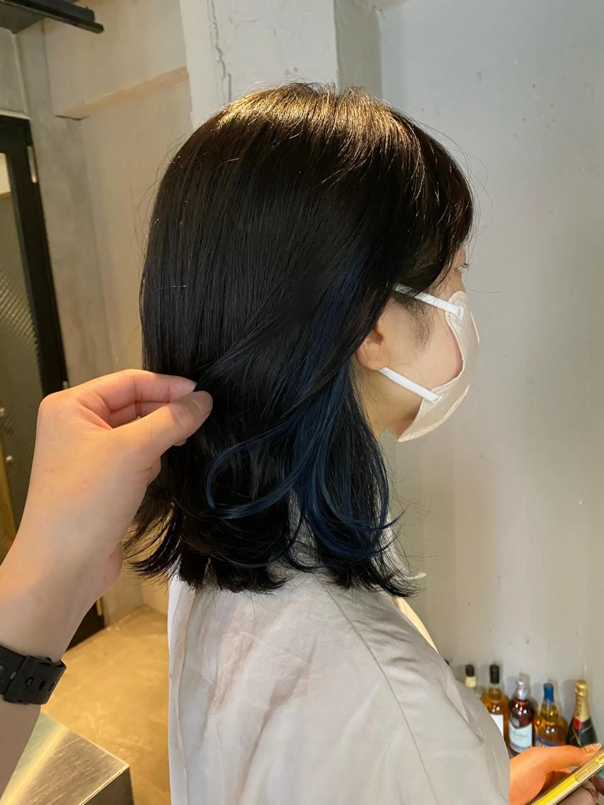 セミロング カラー ヘアカラー トリートメント 艶髪/髪質改善/ MONSO山本のヘアスタイル