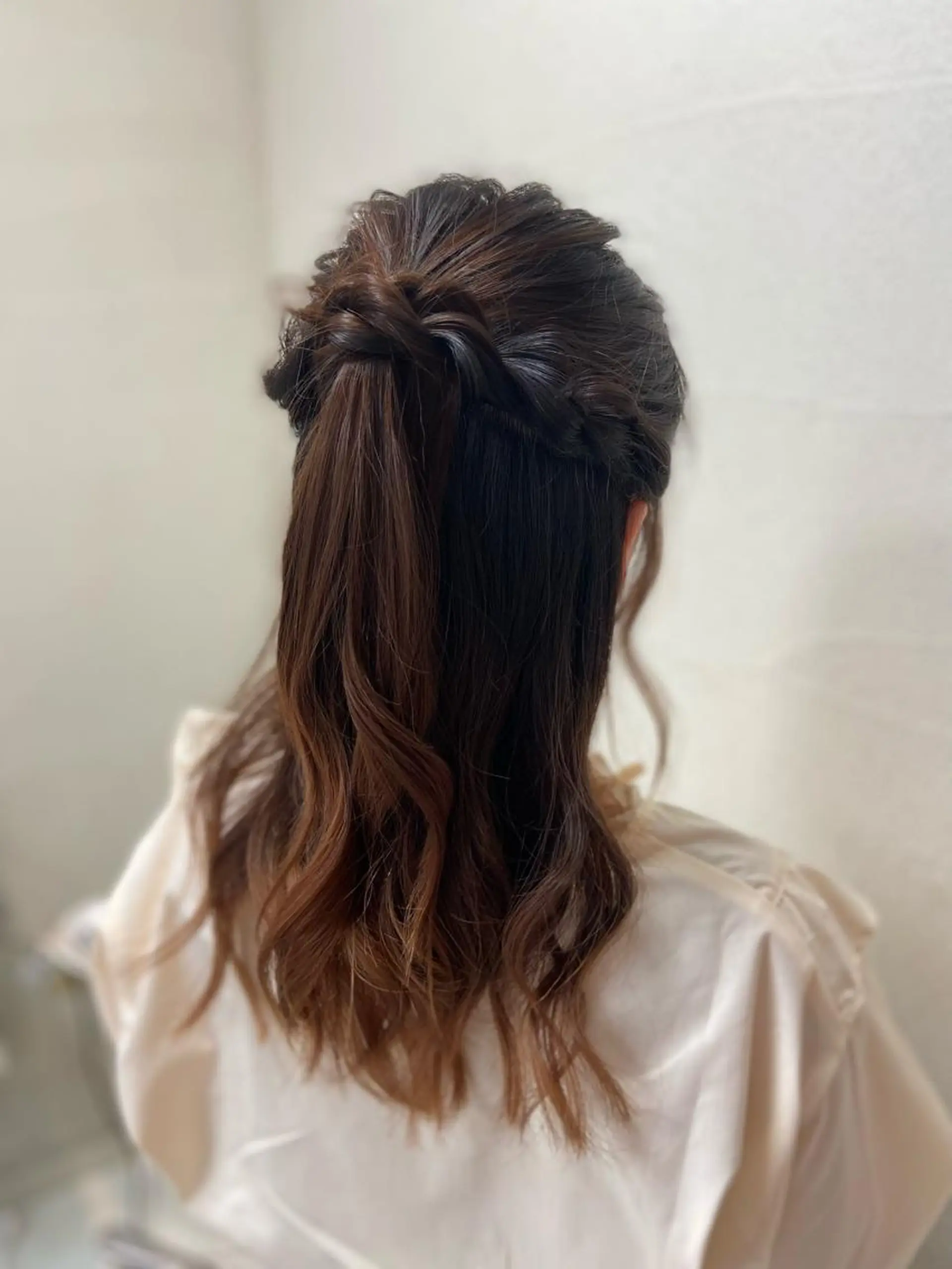 セミロング 菊地 美憂のヘアスタイル
