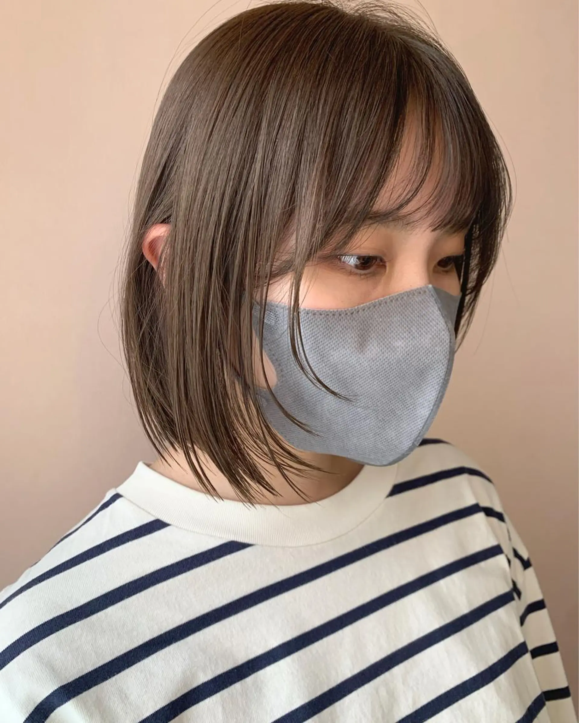 ショート カラー ベージュカラー オリーブベージュ カット ヘアカラー トリートメント hub hair レイヤー/透明感のヘアスタイル