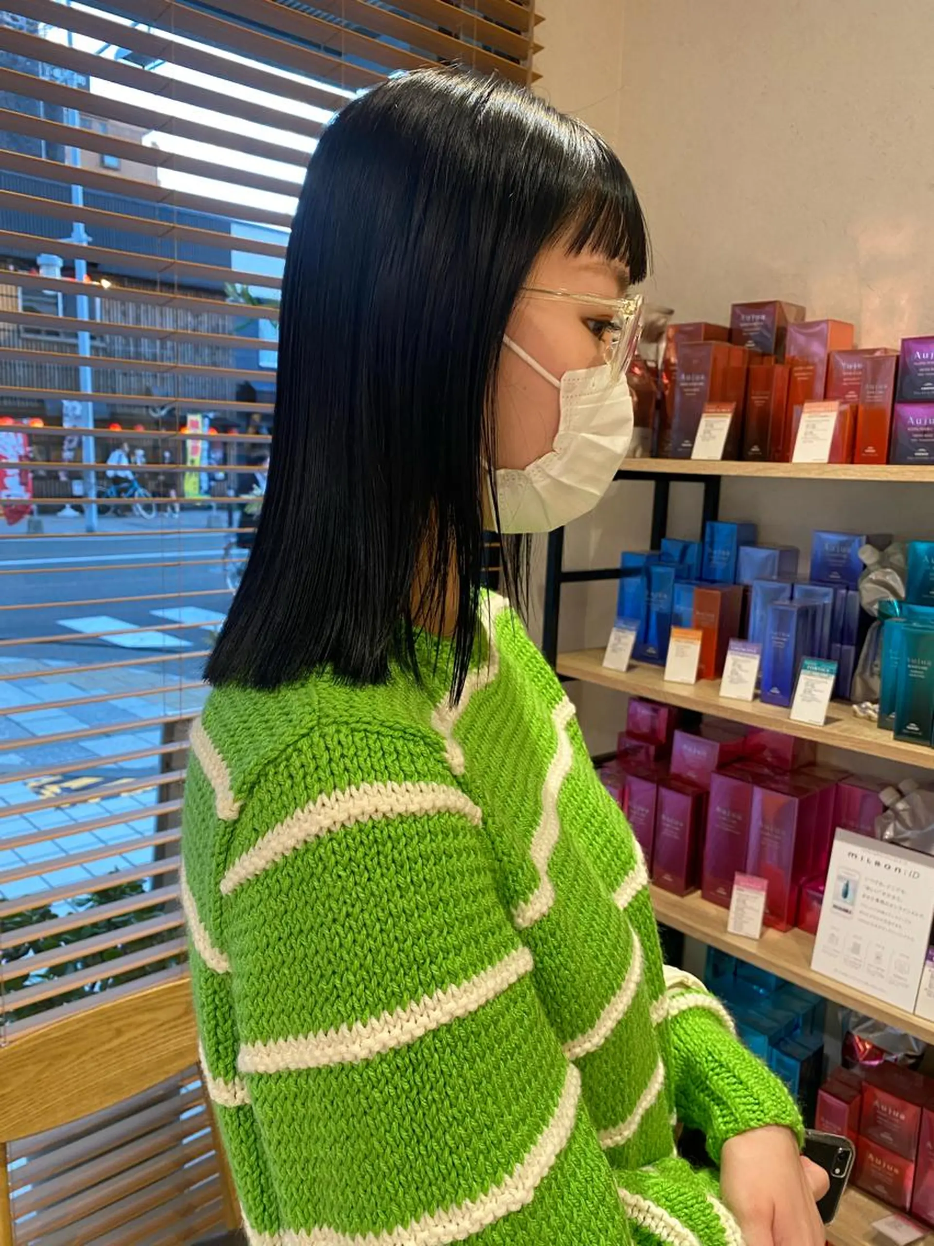 ミディアム カラー カット ヘアカラー パーマ指名No1 /namiのヘアスタイル