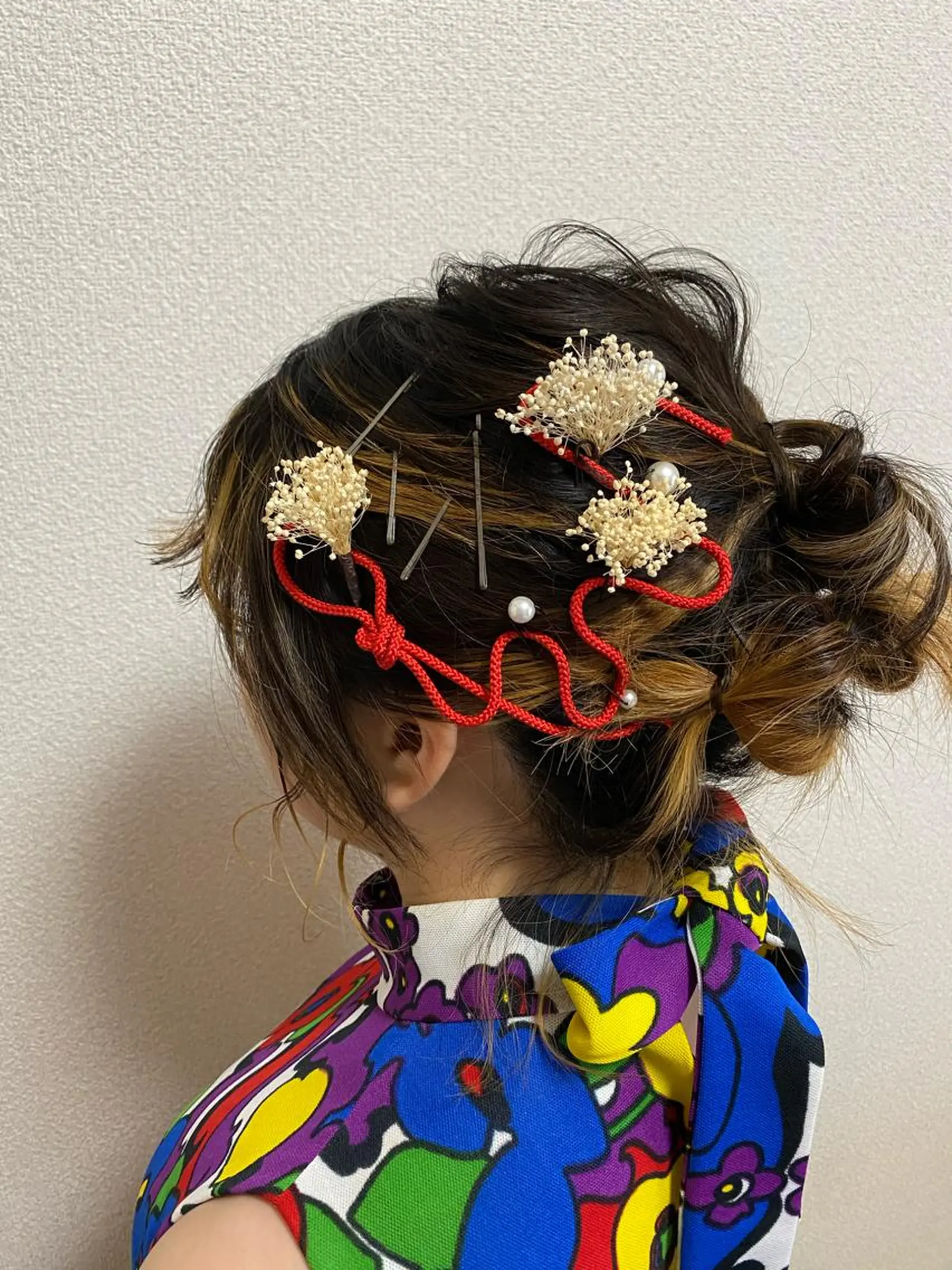 カラー ヘアアレンジ 卒業式のヘアスタイル loty hair design所属・SEIRA🤍 レイヤーカットのヘアスタイル