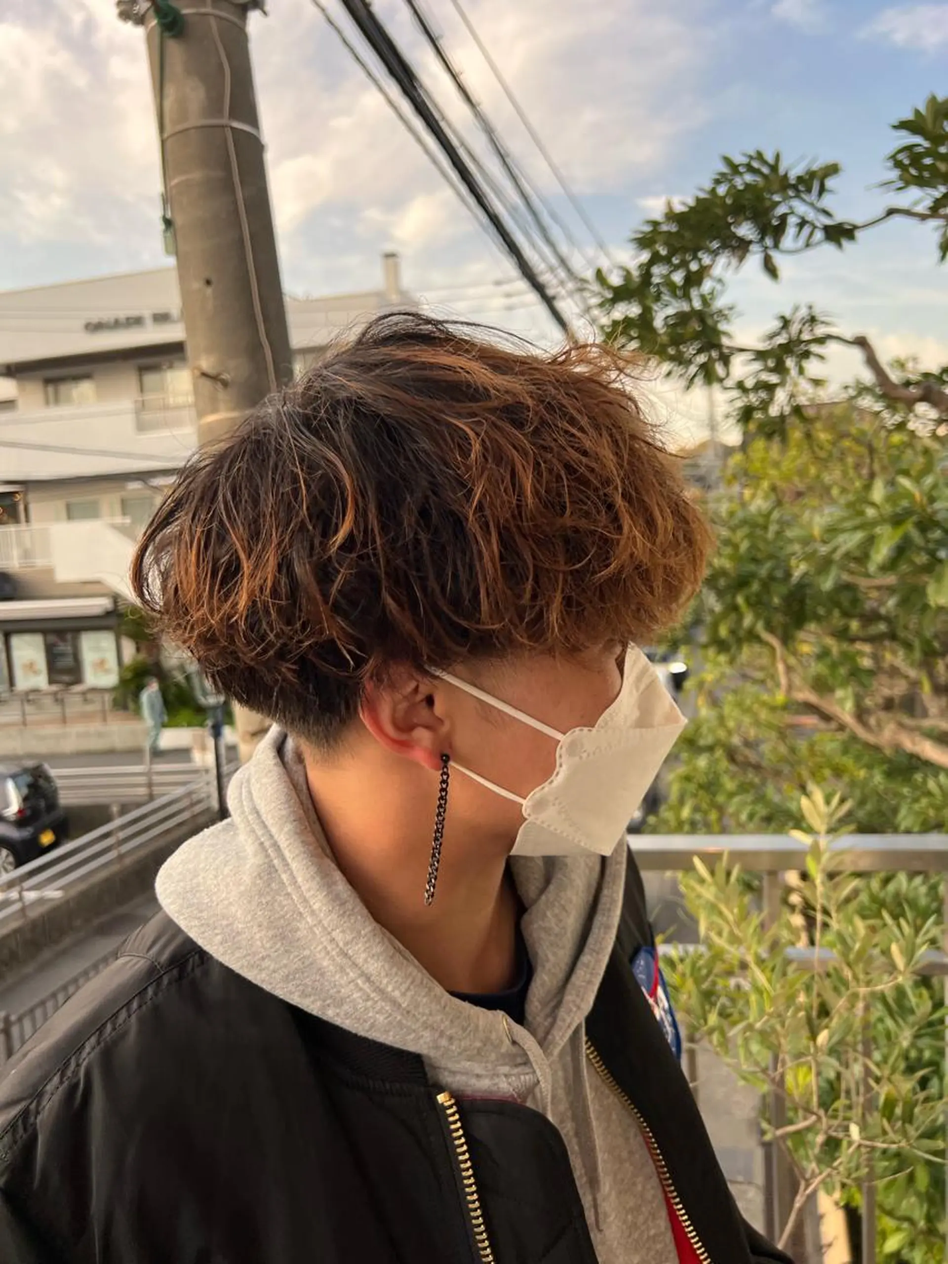パーマ メンズ メンズパーマ ツイストスパイラルパーマ スパイラルパーマ カット パーマ メンズカット/似合わ せパーマ/鎌倉/ユウのヘアスタイル