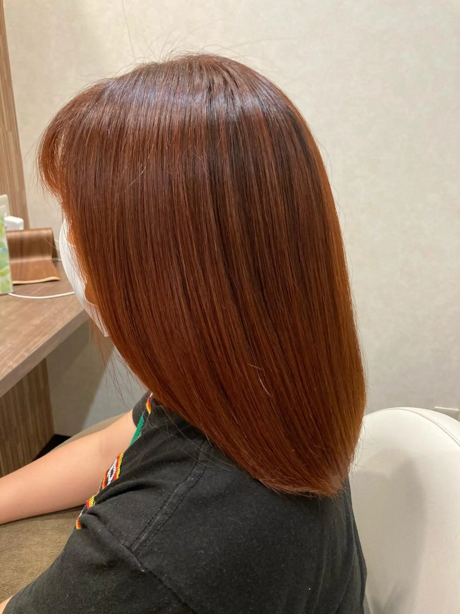 カラー オレンジ 中嶋 ナカジマのヘアスタイル