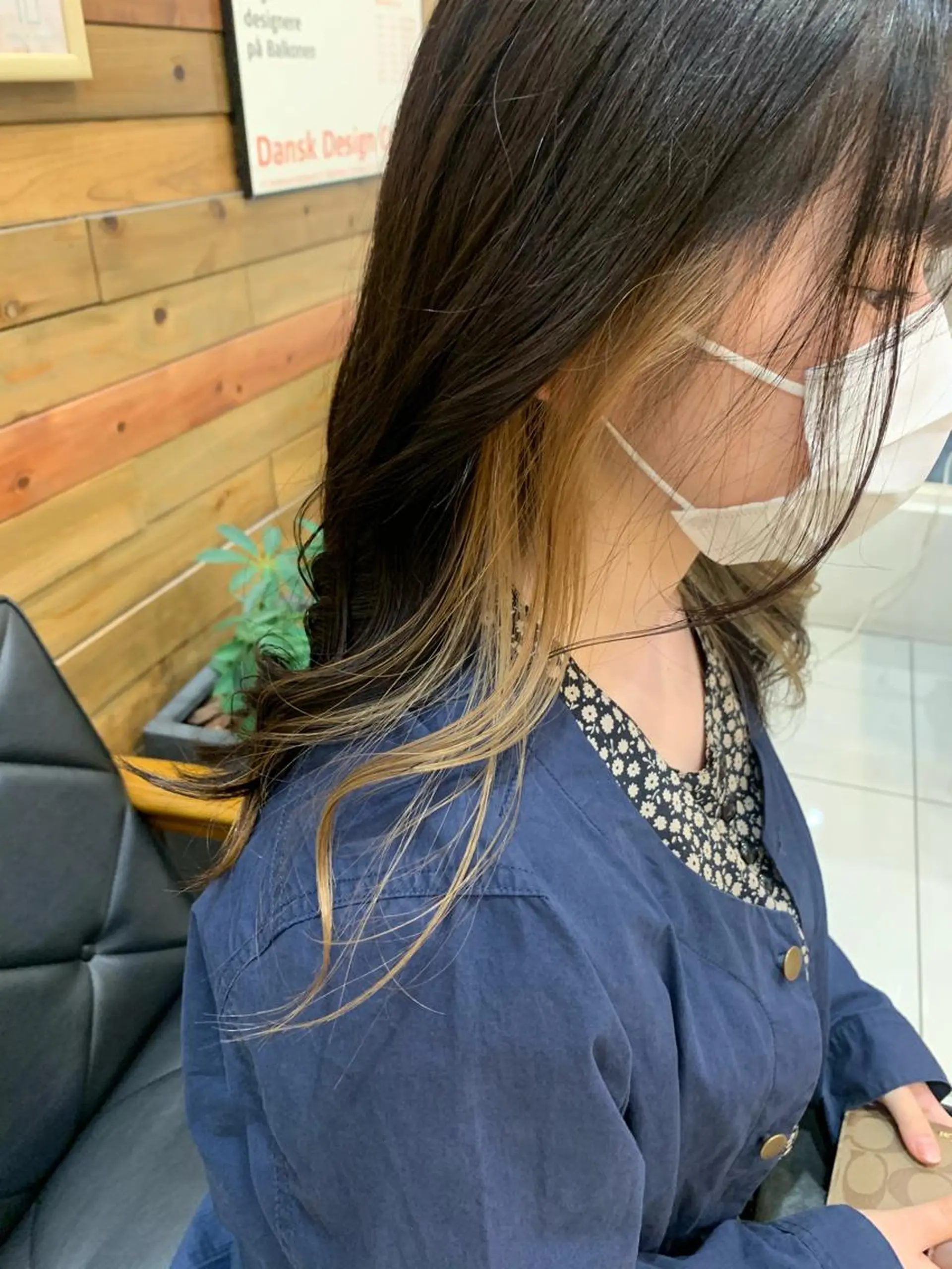 カラー ヘアカラー 黒田瀬奈/ボブ まろやかベージュのヘアスタイル