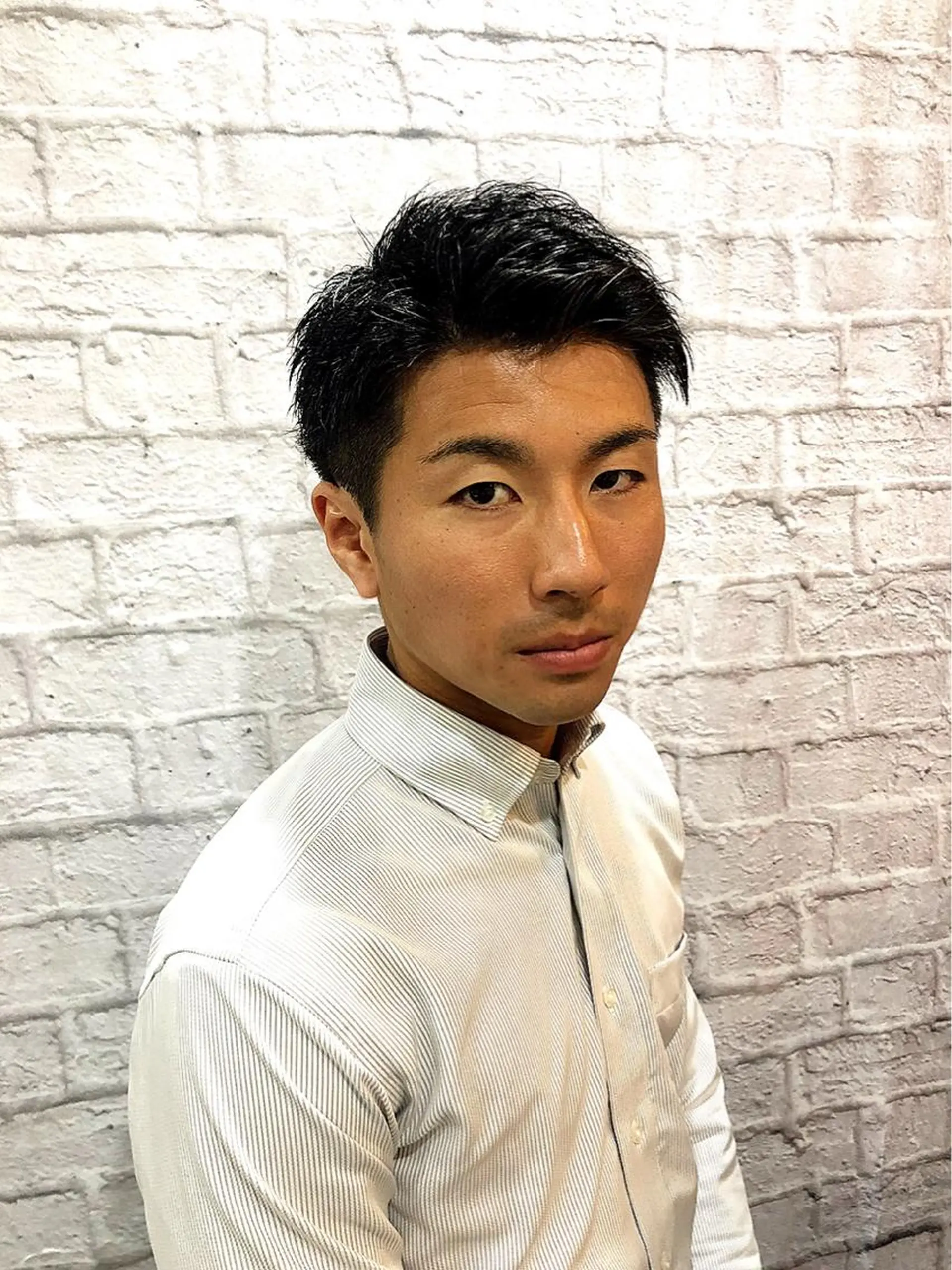 ショート メンズ 銀座マツナガ新宿野村ビル店所属・女性理容師 佐藤優菜のヘアスタイル