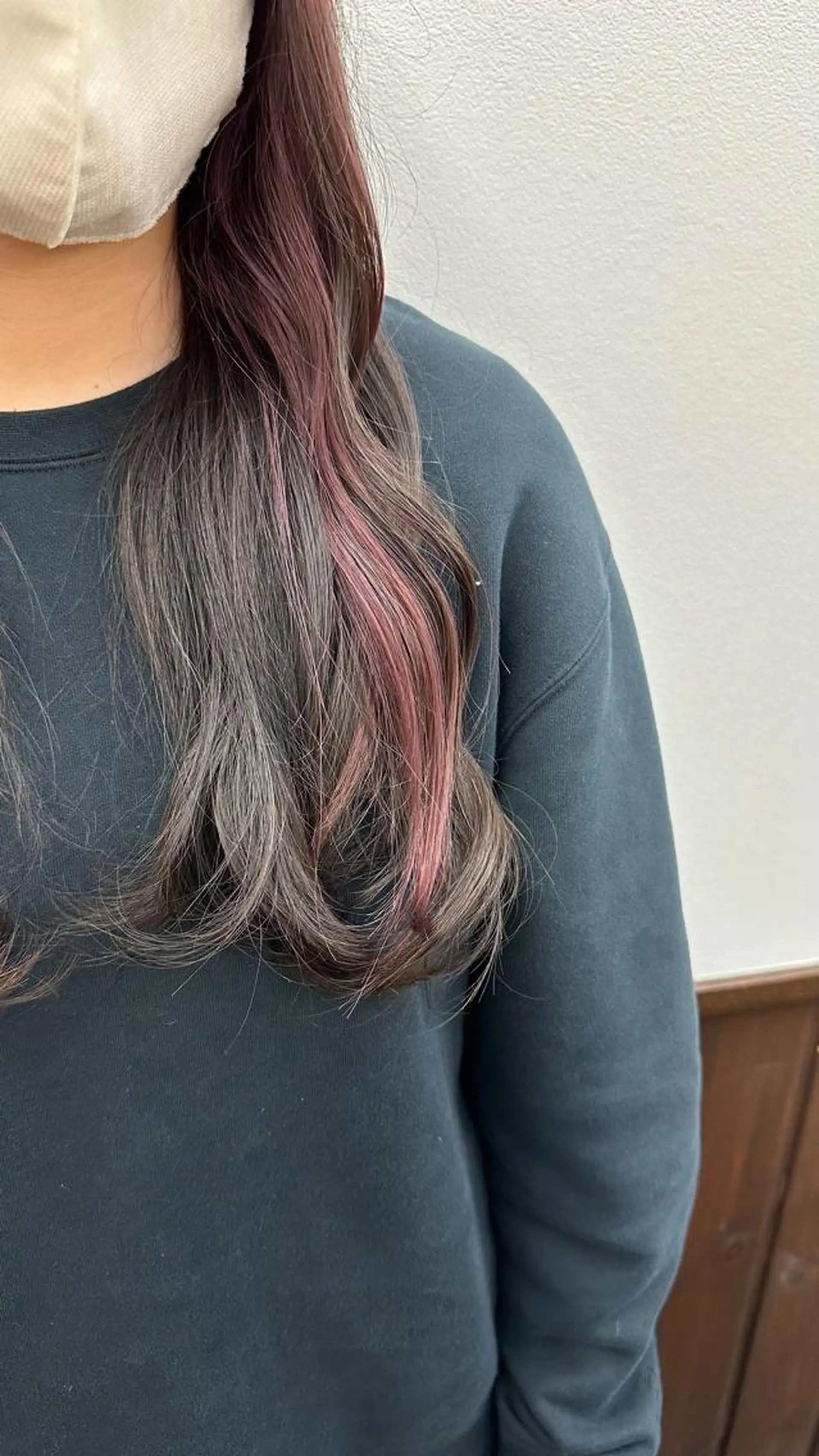 カラー インナーカラー ピンクカラー osayaabei店所属・藤澤 夏実のヘアスタイル
