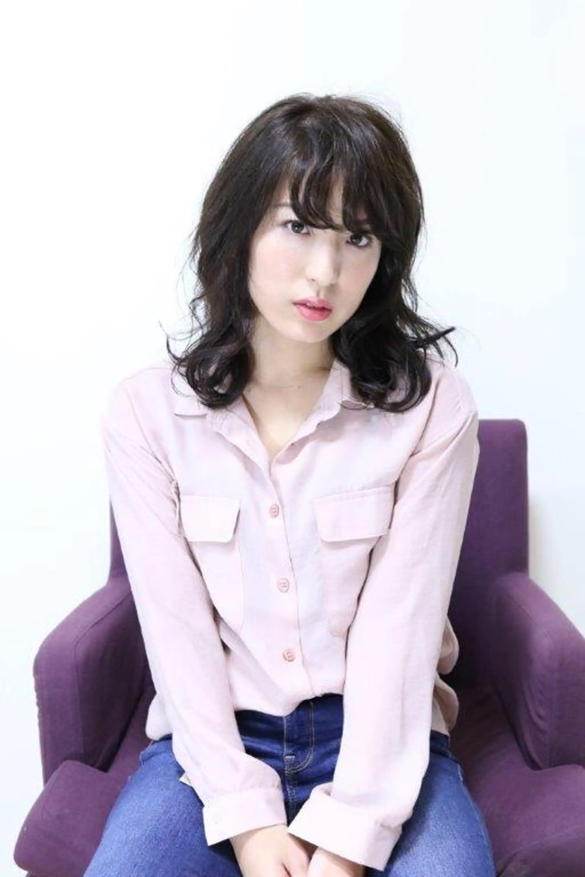 ミディアム セミロング カラー 【スタイリスト】此木 裕菜のヘアスタイル