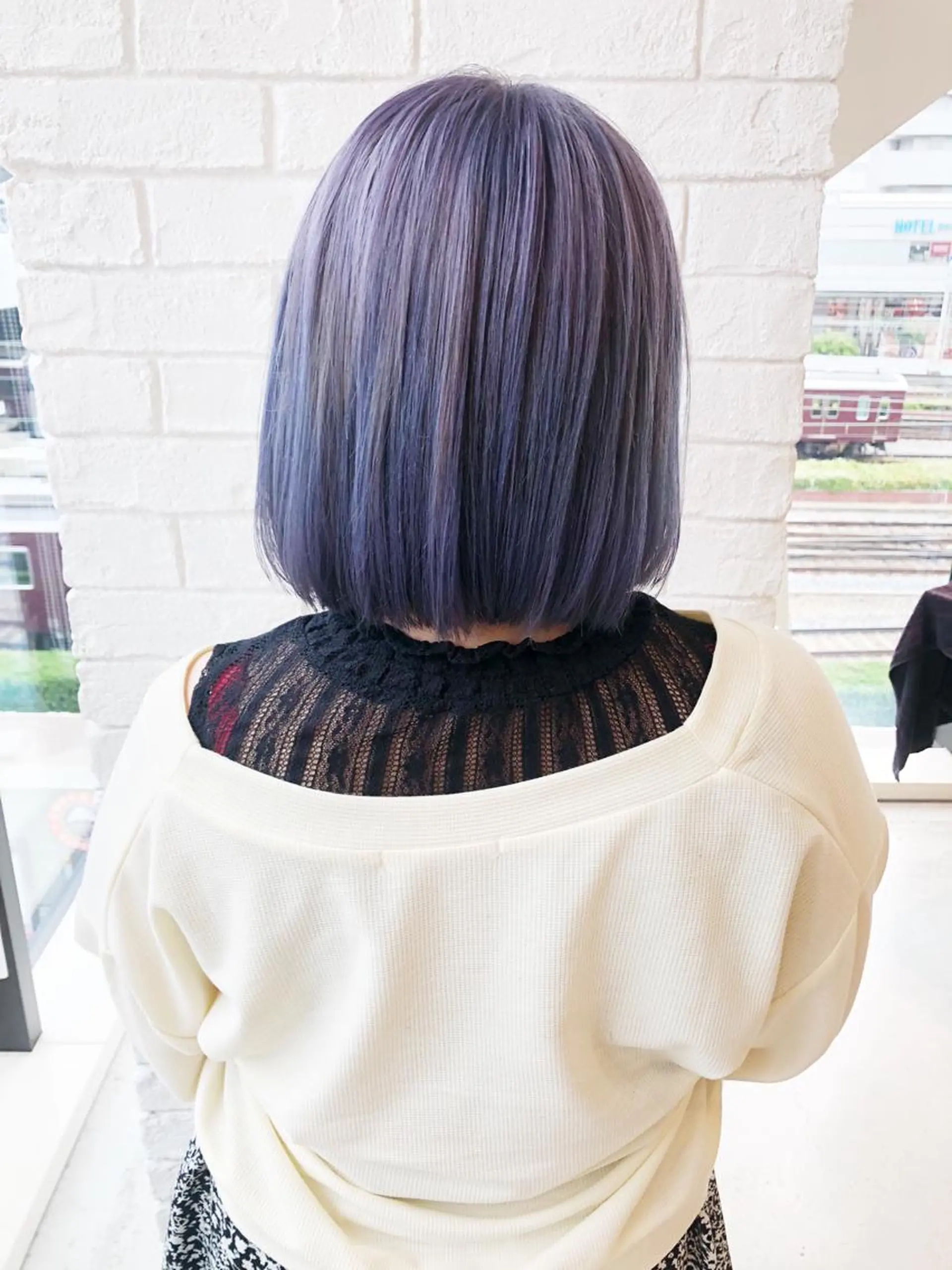 ミディアム カラー ラベンダーカラー OTAKU HAIR STUDIO所属・shin✨今月注目✨ スタイリスト（急募）のヘアスタイル