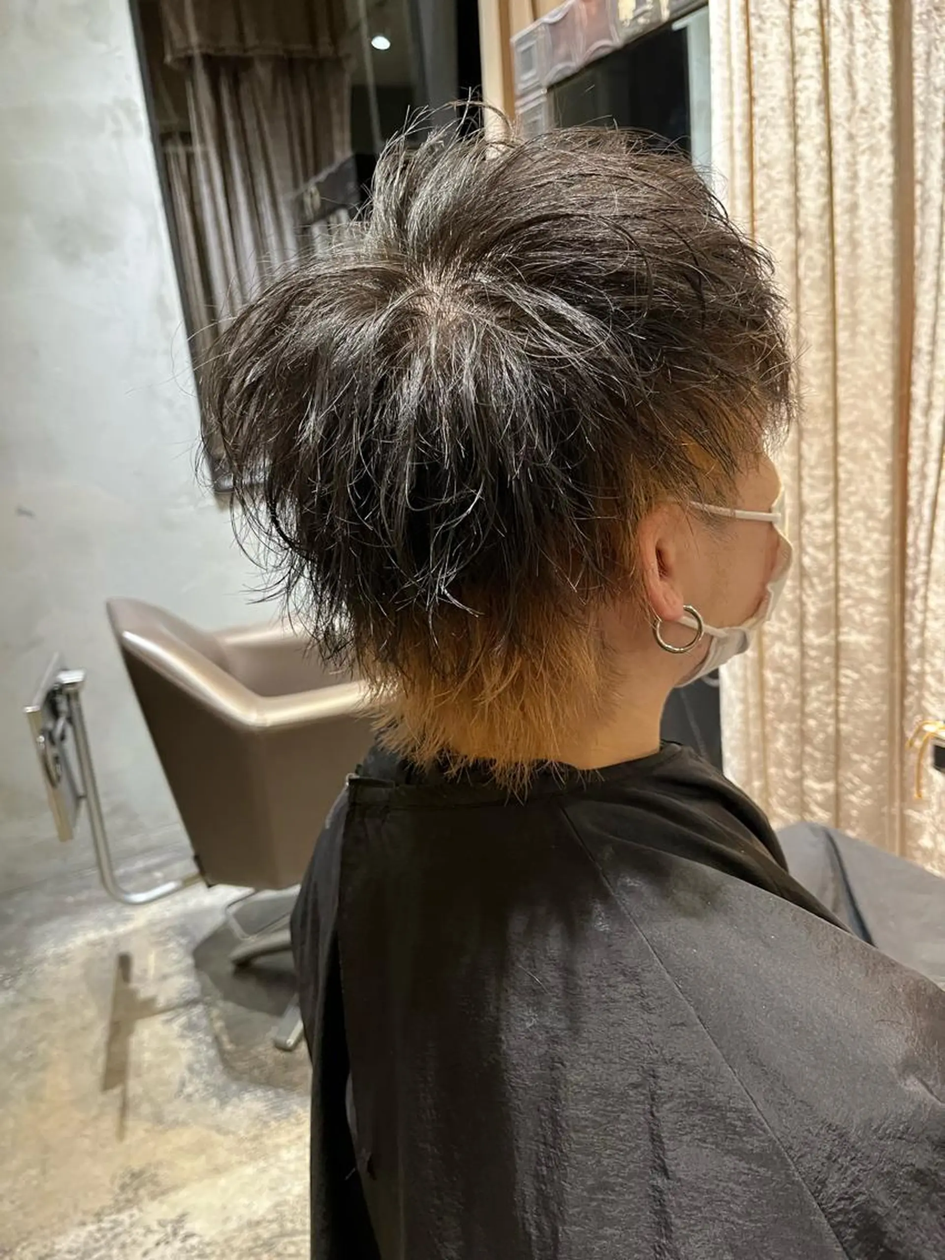 ショート カット ヘアセット 道下 颯人のヘアスタイル
