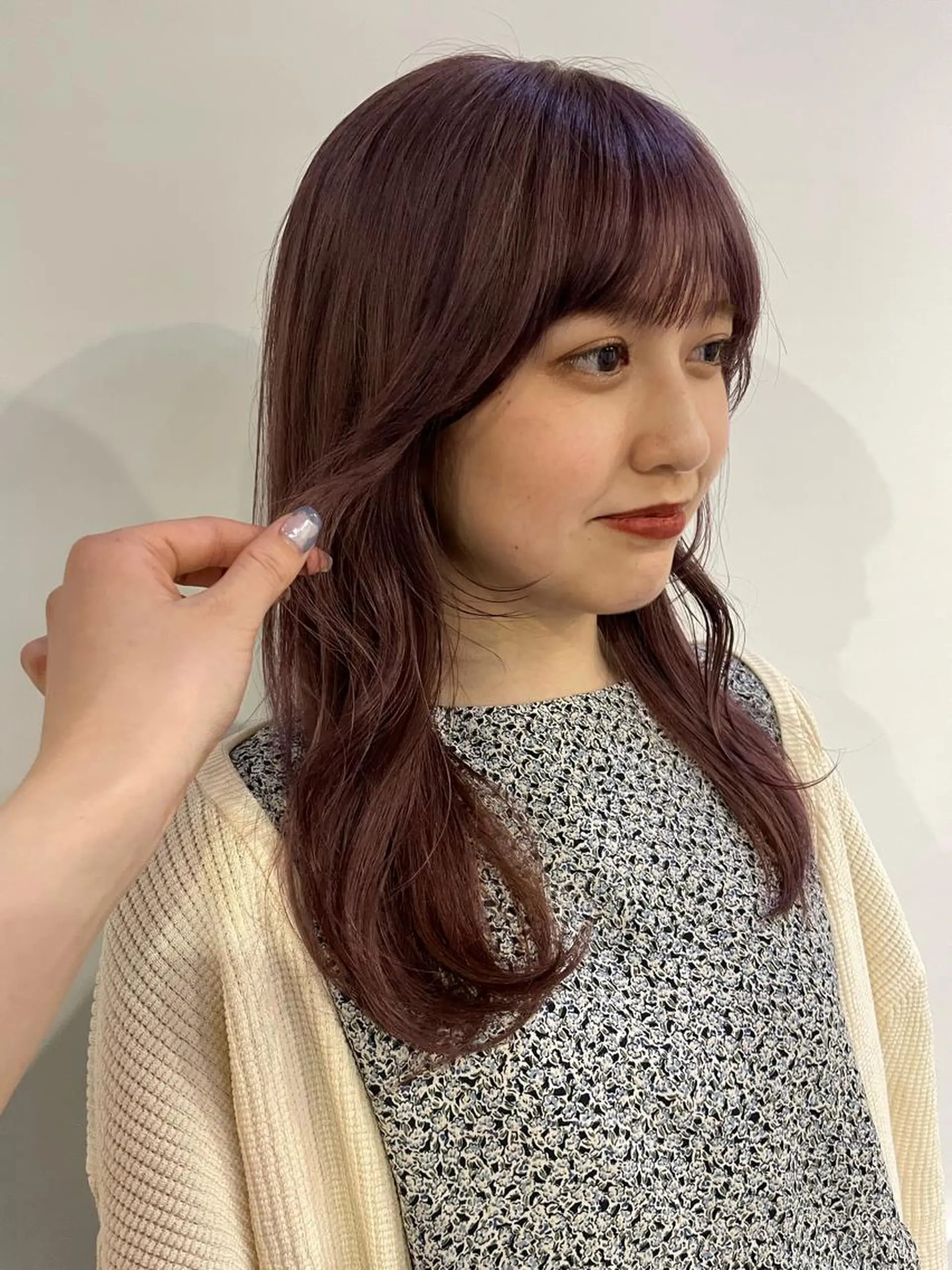ロング カラー silo所属・silo MOKA 顔周りカット🦦のヘアスタイル