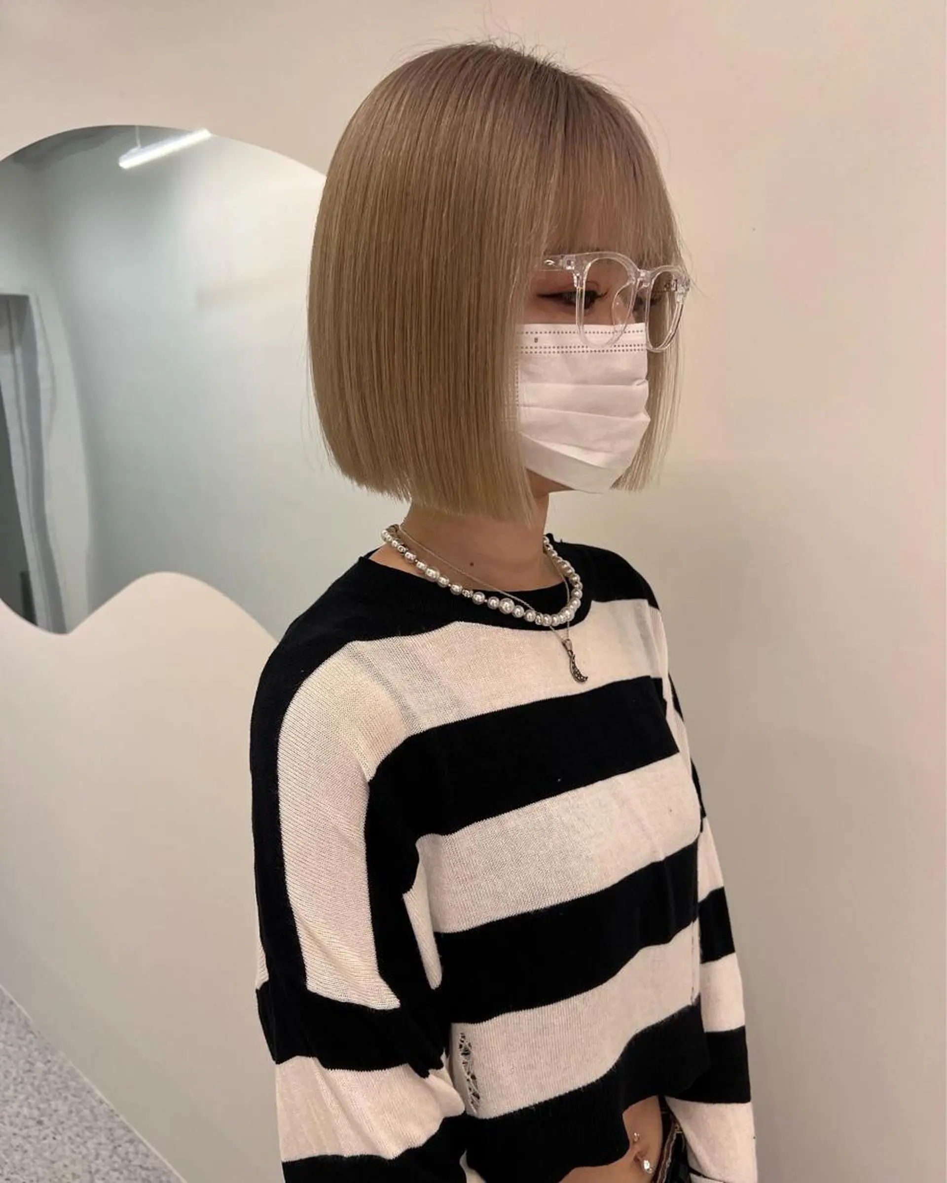 ショート カット ヘアカラー masa/ボブ特化/ ぷつっとボブのヘアスタイル