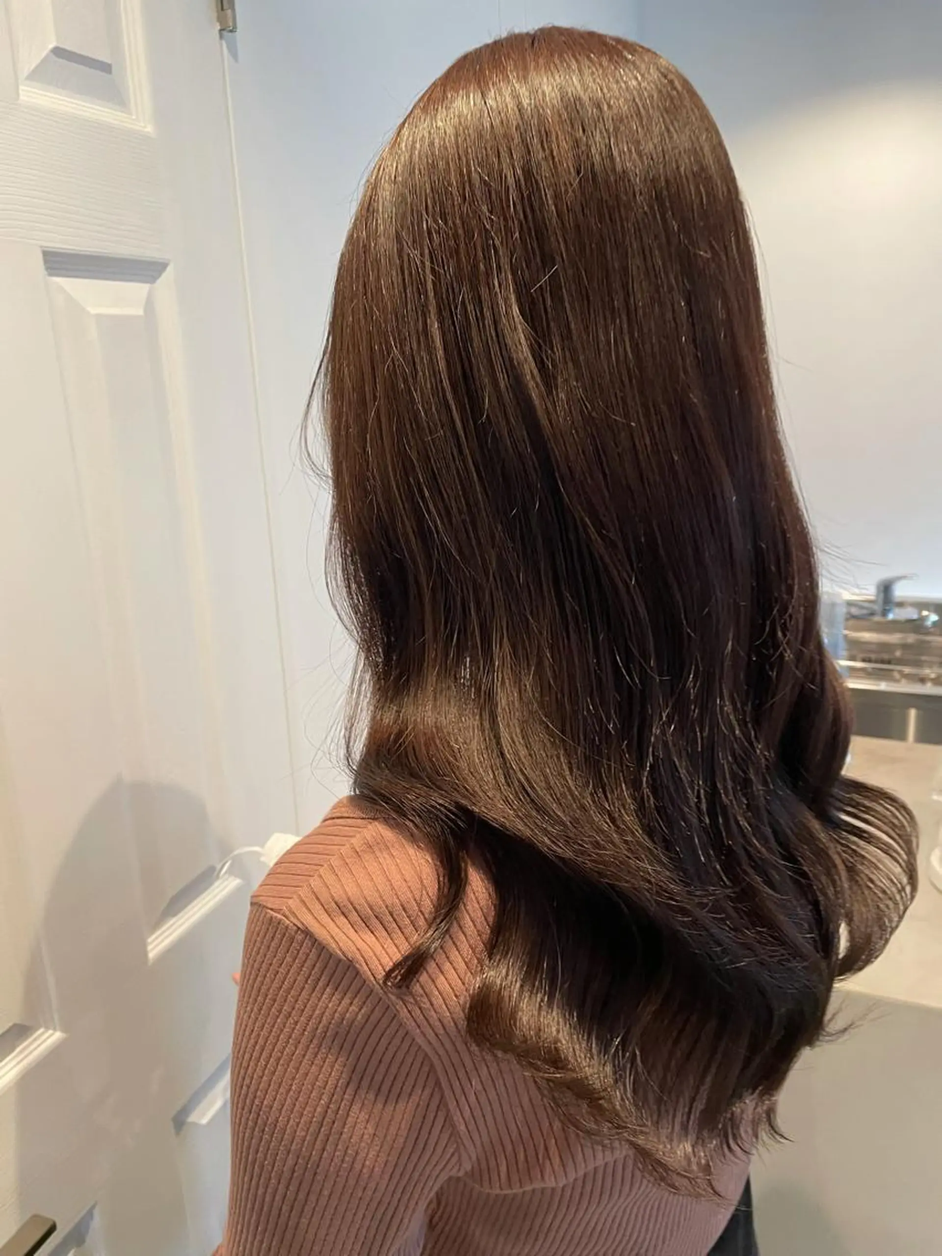 ロング カラー ベージュカラー ラベンダーカラー ラベンダーベージュ 韓国風ヘア トリートメント ヘアカラー トリートメント 中目黒🌼 🌼ハナのヘアスタイル