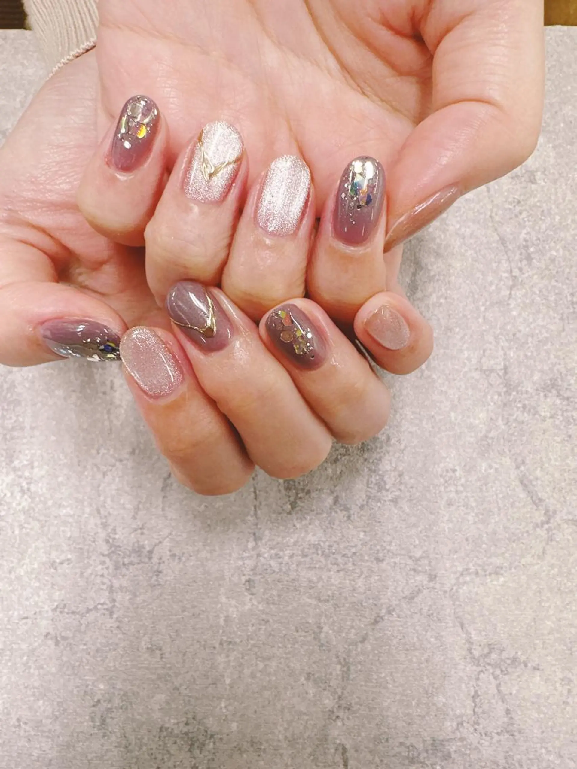 ネイル フットネイル フレンチネイル ジェルネイル ガラスフレンチ グラデーション ハンドネイル ハンドケア FASTNAIL PLUS 新宿店のネイルデザイン