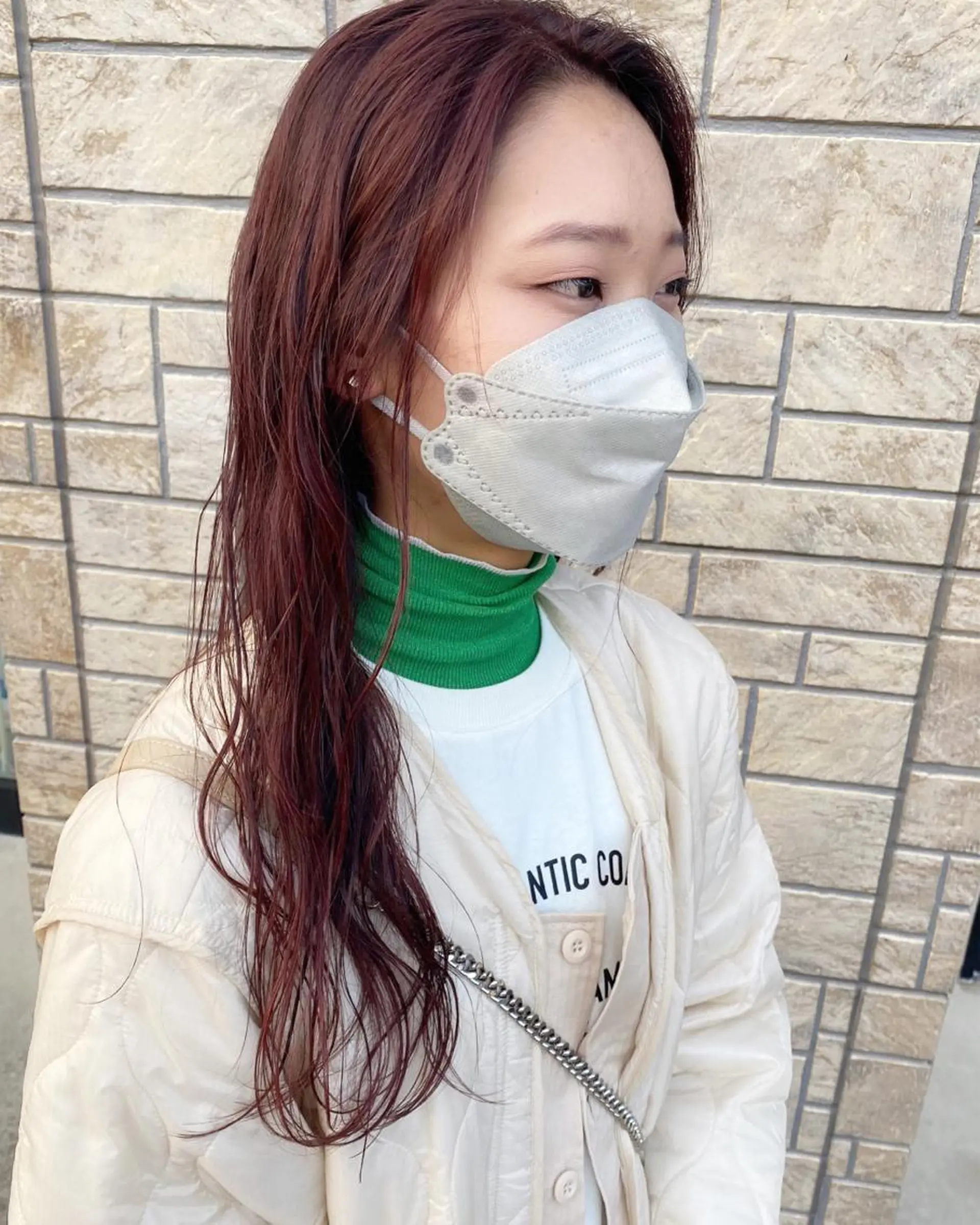 ロング カラー ピンクカラー FIORE hair design所属・山根 奈緒のマツエク・マツパデザイン