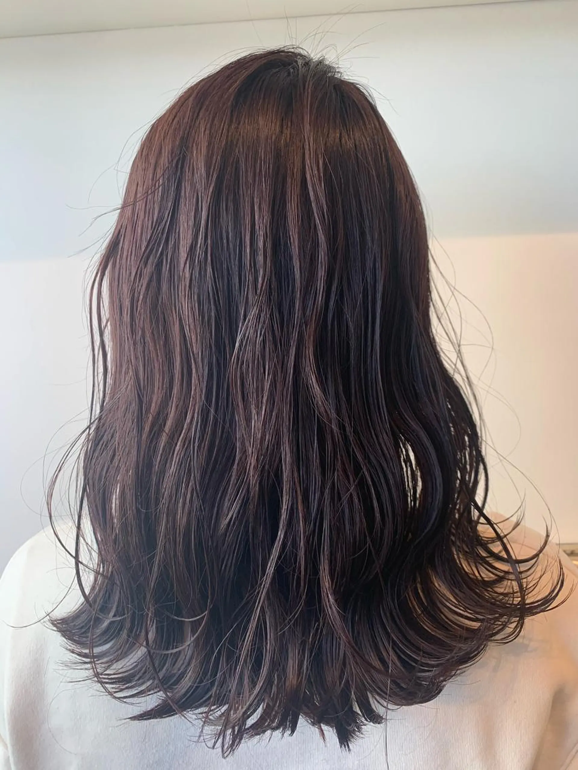 セミロング アッシュ アッシュグレー アッシュグレージュ ラベンダーベージュ カット ヘアカラー トリートメント ヘッドスパ ヘアセット 山口 竣也のヘアスタイル
