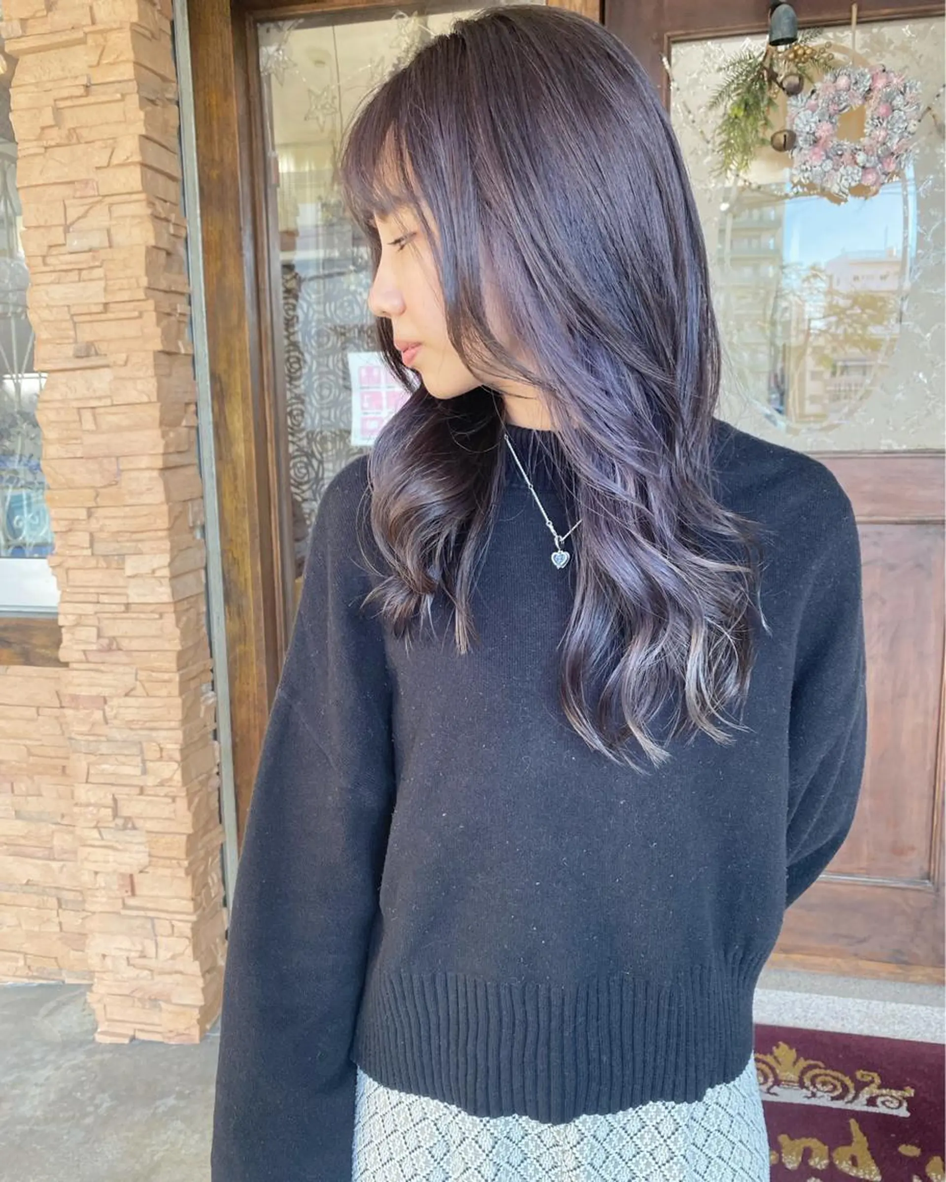 ミディアム カラー カット ヘアカラー grand juteのヘアスタイル