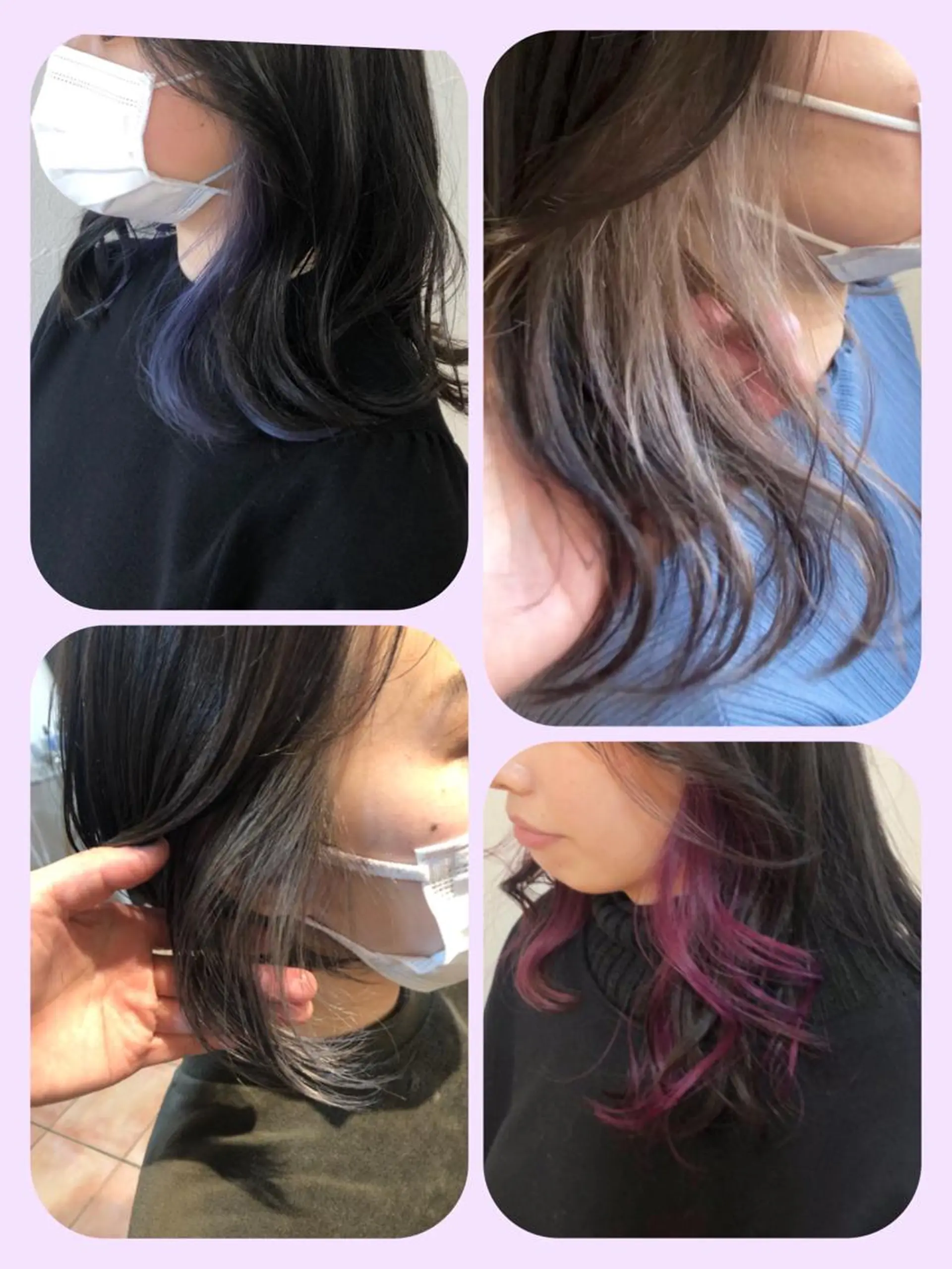 カラー 💙あかみね 💙(mine)のヘアスタイル