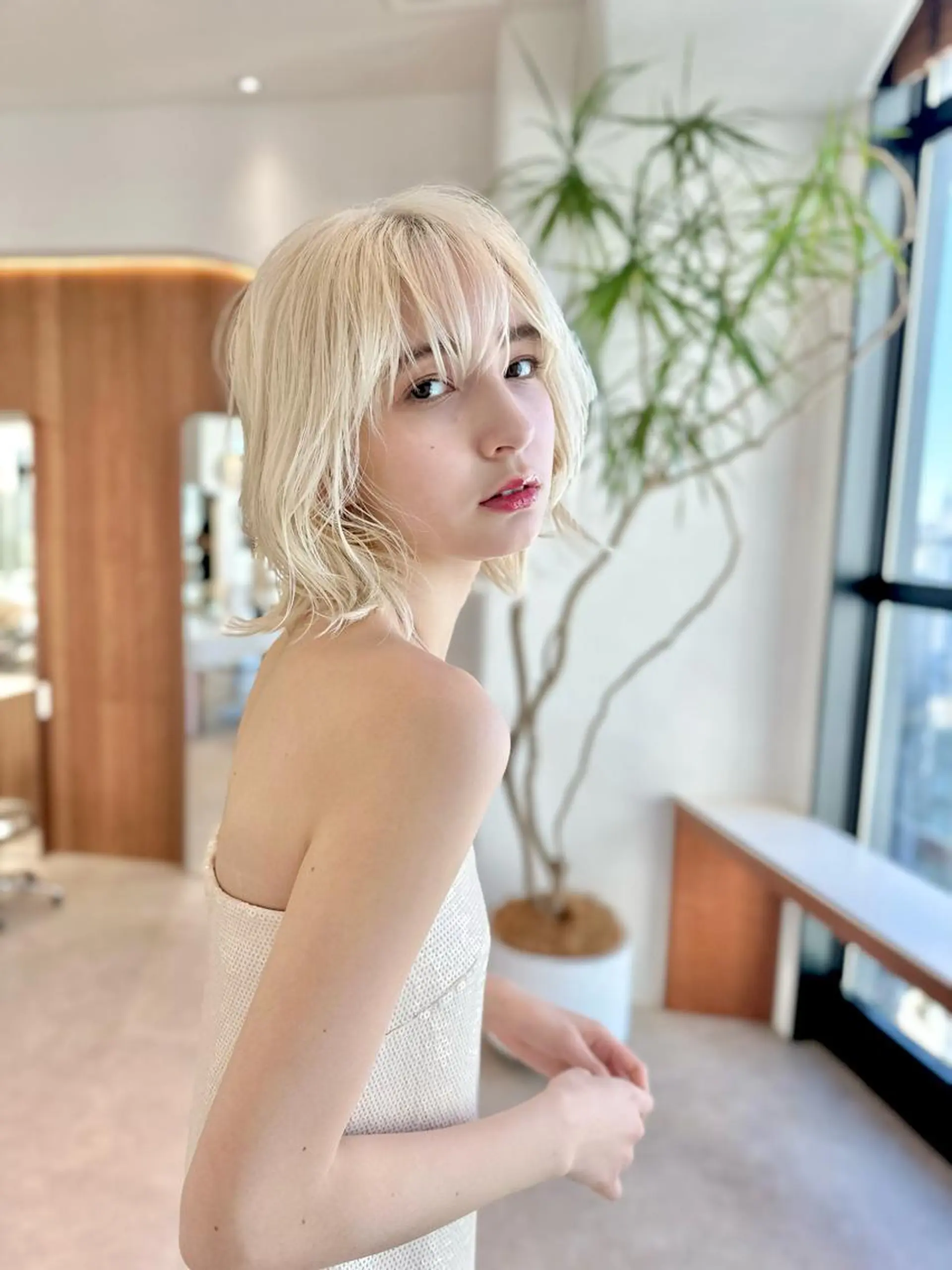 ショート 💘MICOTO藤沢 髪質改善ブリーチ💘のヘアスタイル