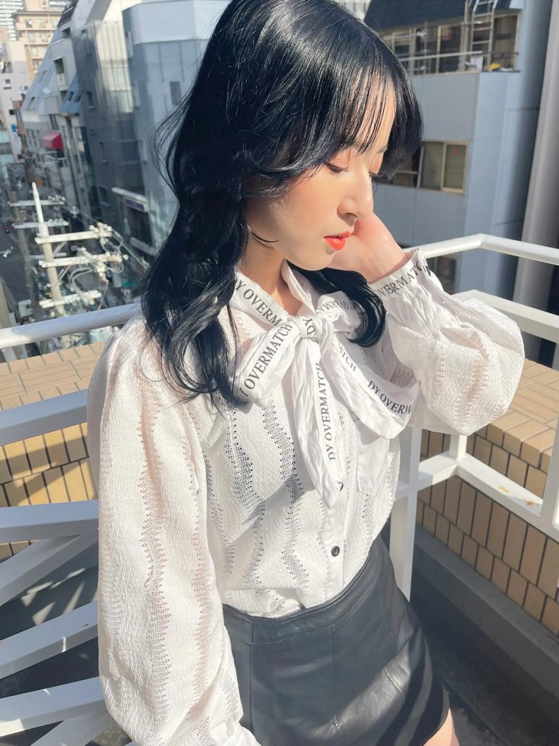 セミロング カット ヘアカラー トリートメント 韓国 / 中国ヘア 🦋Noniのヘアスタイル