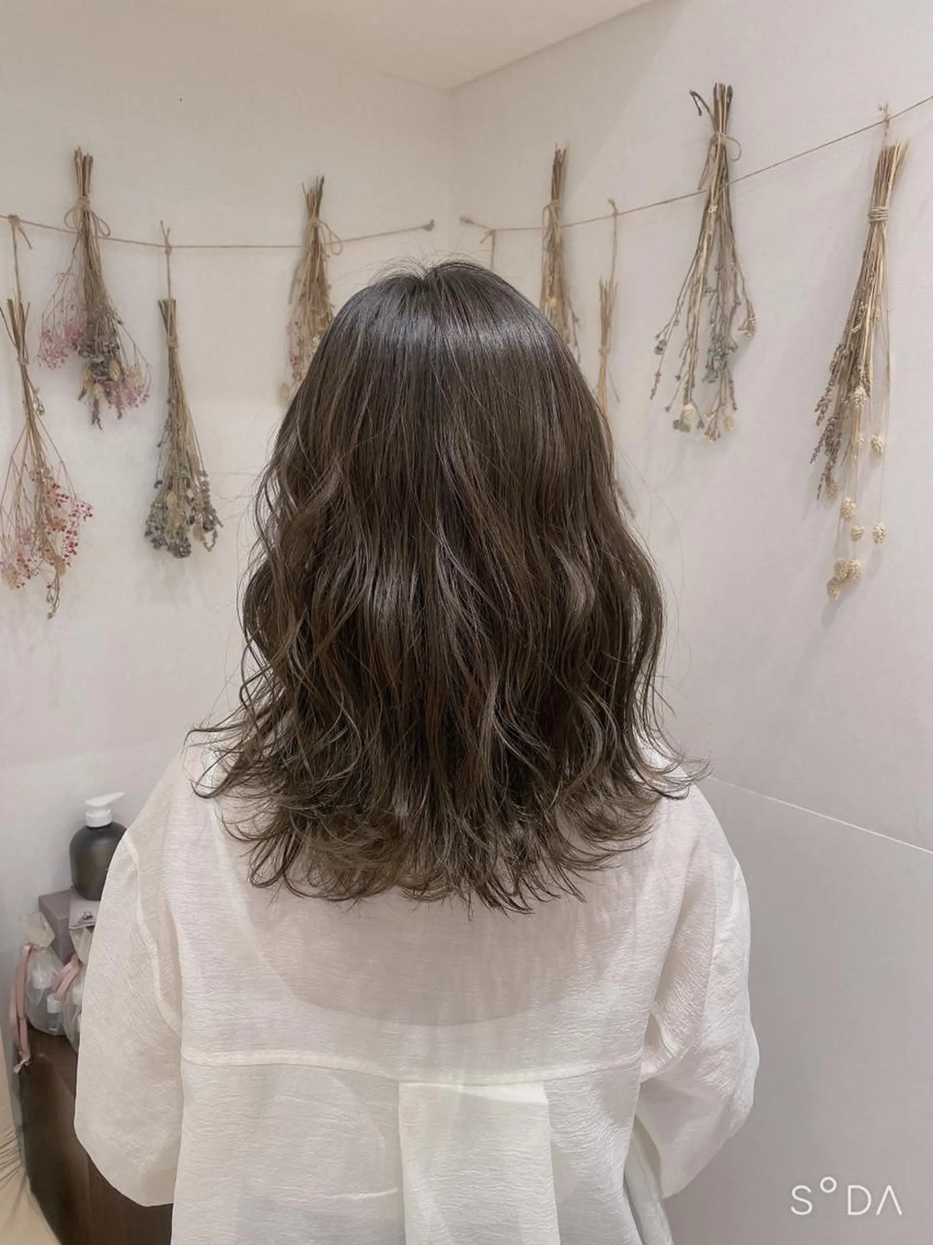 ミディアム カラー ベージュカラー はだゆうき @hadadan08のヘアスタイル