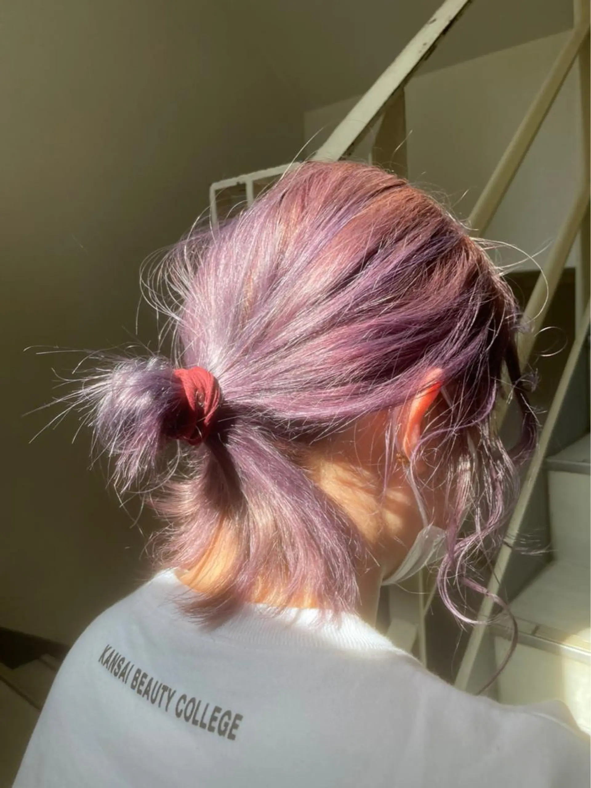 ミディアム パープルカラー 韓国風ヘア AVANCE.セブンパーク天美松原店所属・髪質改善/レイヤー ✨平沼佑麻✨のヘアスタイル