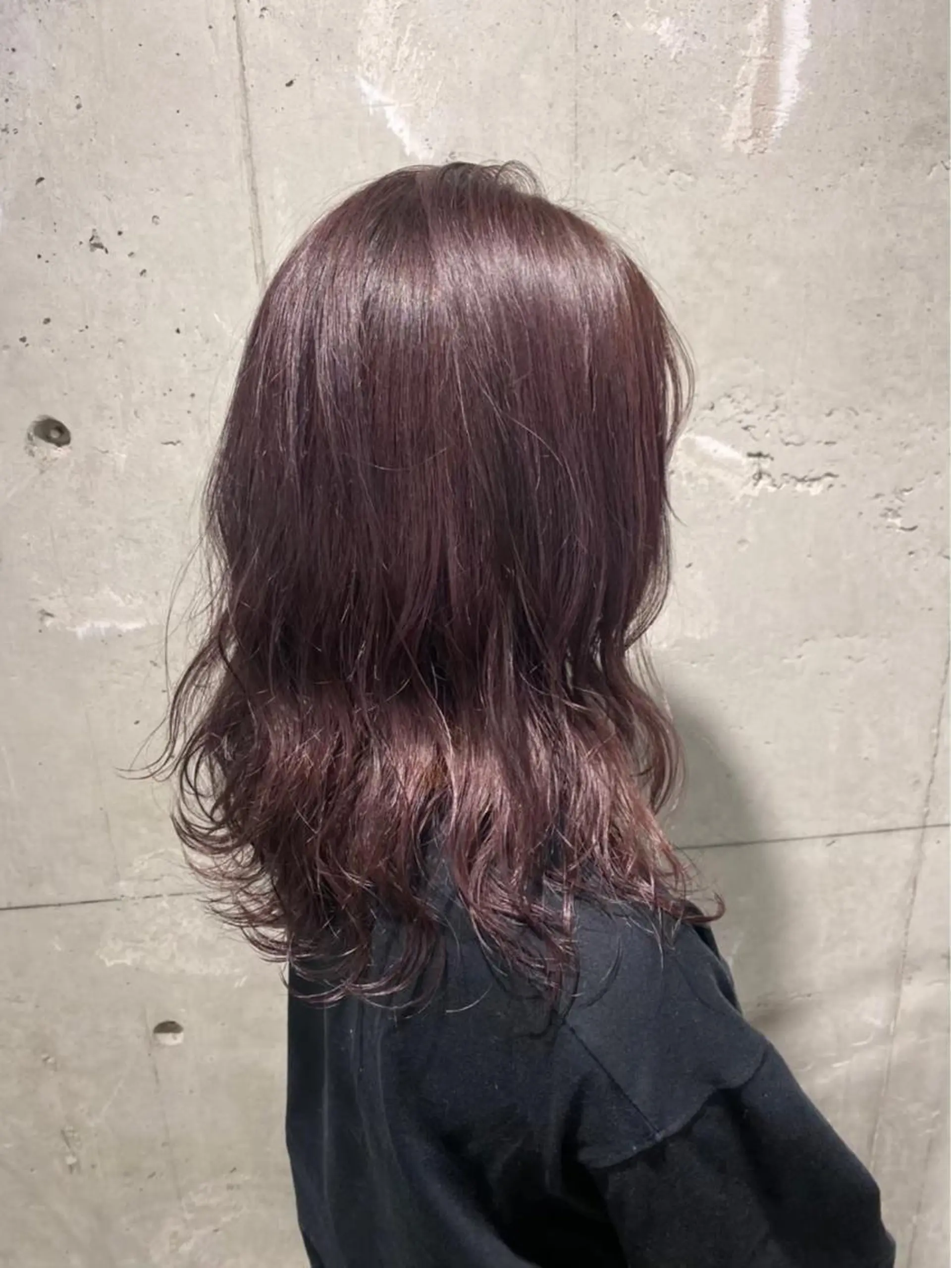 セミロング カラー ヘアアレンジ ラベンダーカラー ラベンダーピンク ピンクカラー ピンクパープル パープルカラー linette所属・🐩推し活🐩 FUTABA🍒のヘアスタイル