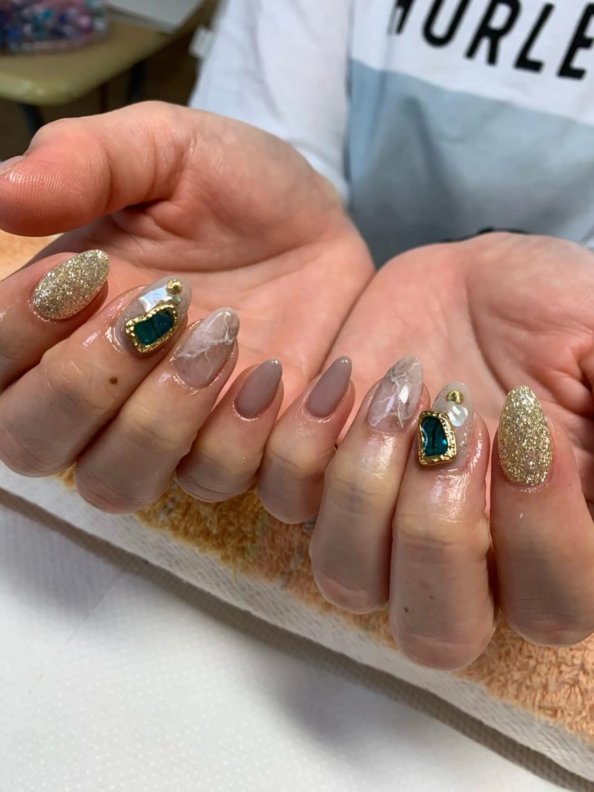 ネイル rukianail 新里のネイルデザイン