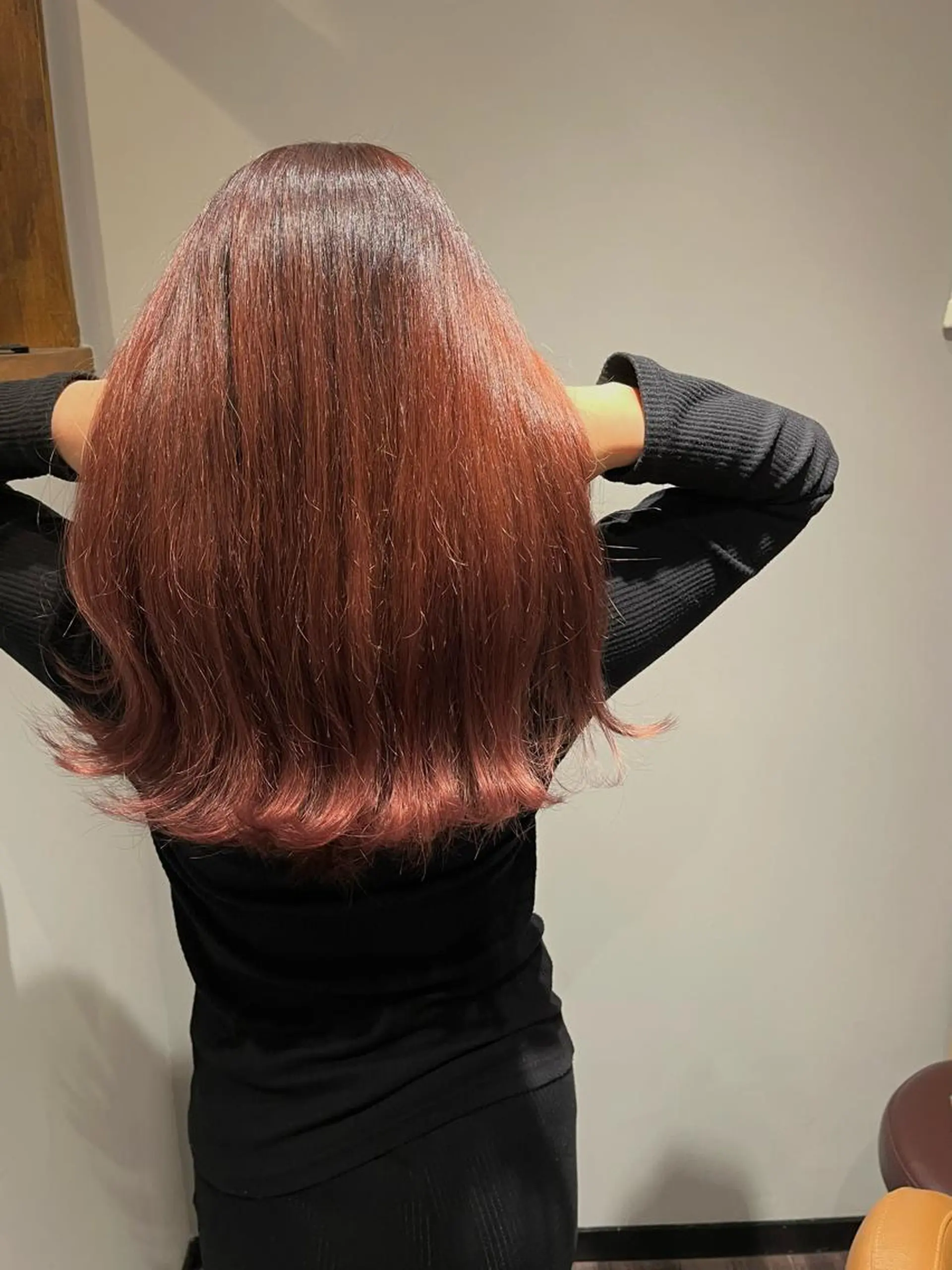 ロング ヘアカラー トリートメント Mavie 東奈々子のヘアスタイル