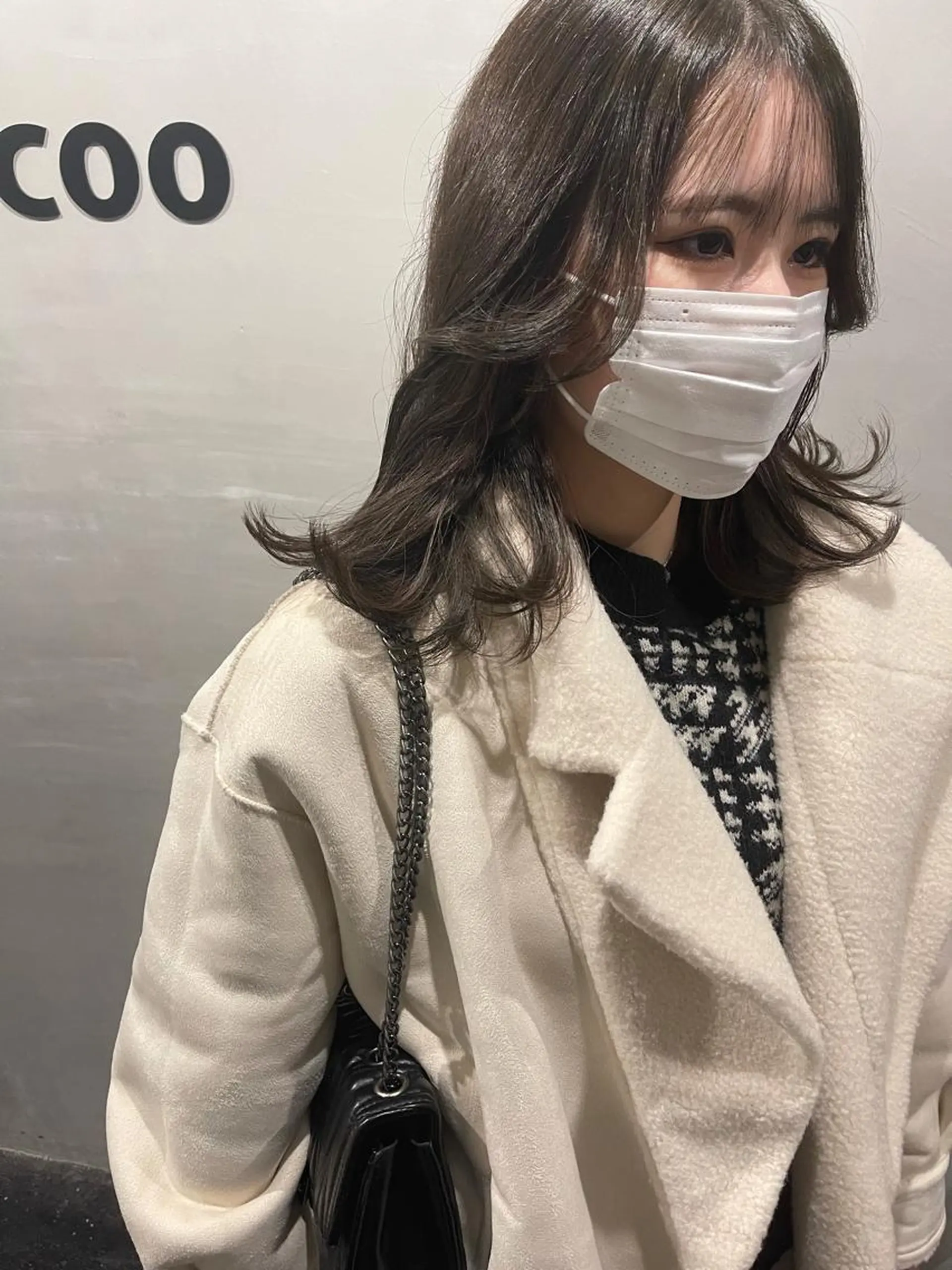 セミロング カット ヘアカラー 韓国 / 中国ヘア 🦋Noniのヘアスタイル