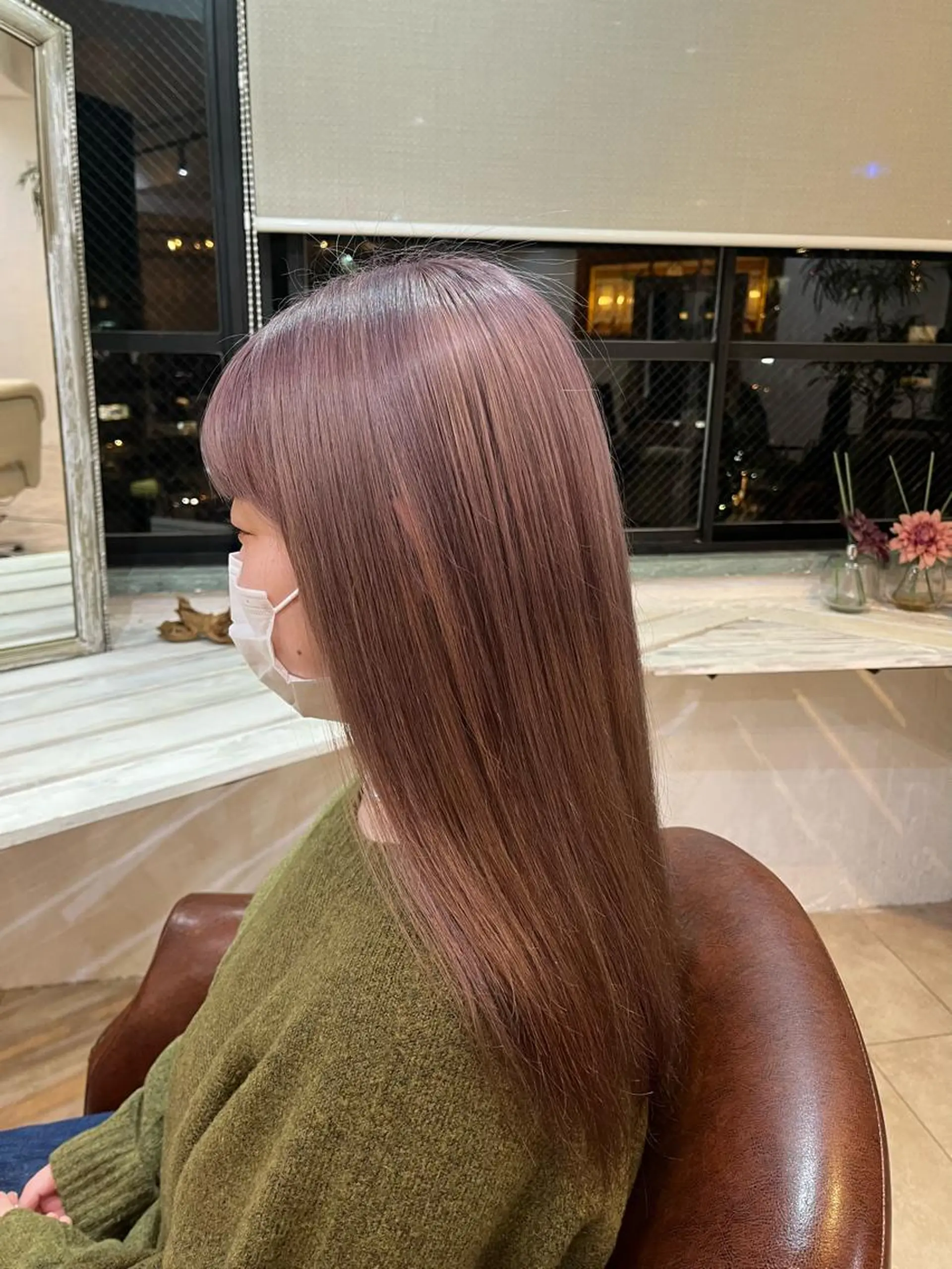 ロング カラー ベージュカラー ラベンダーカラー ラベンダーベージュ 💛ハイトーン💛 りむのヘアスタイル