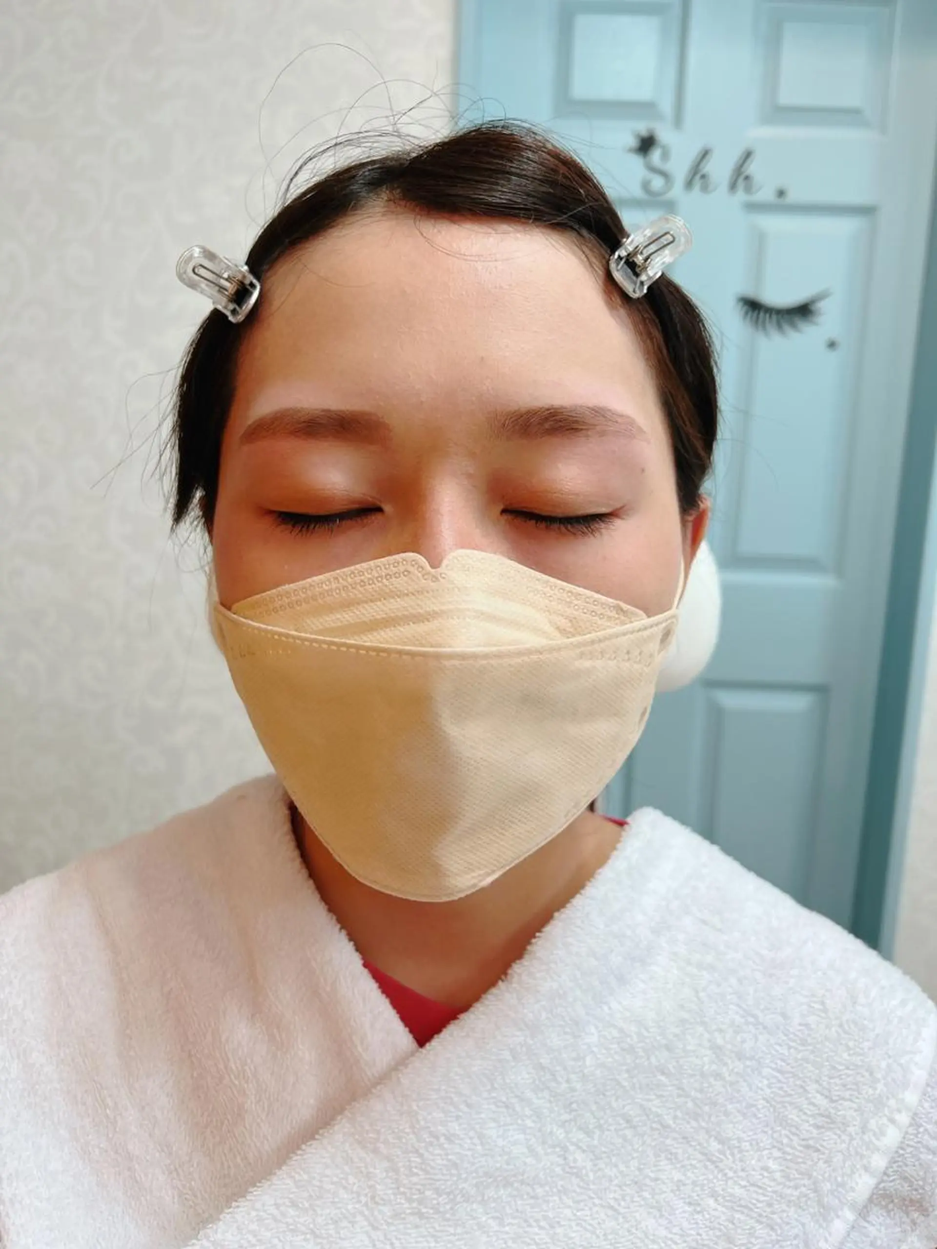 アイブロウ 眉毛ワックス脱毛 🫧mimi阿倍野 宮崎ゆみ🫧のマツエク・マツパデザイン