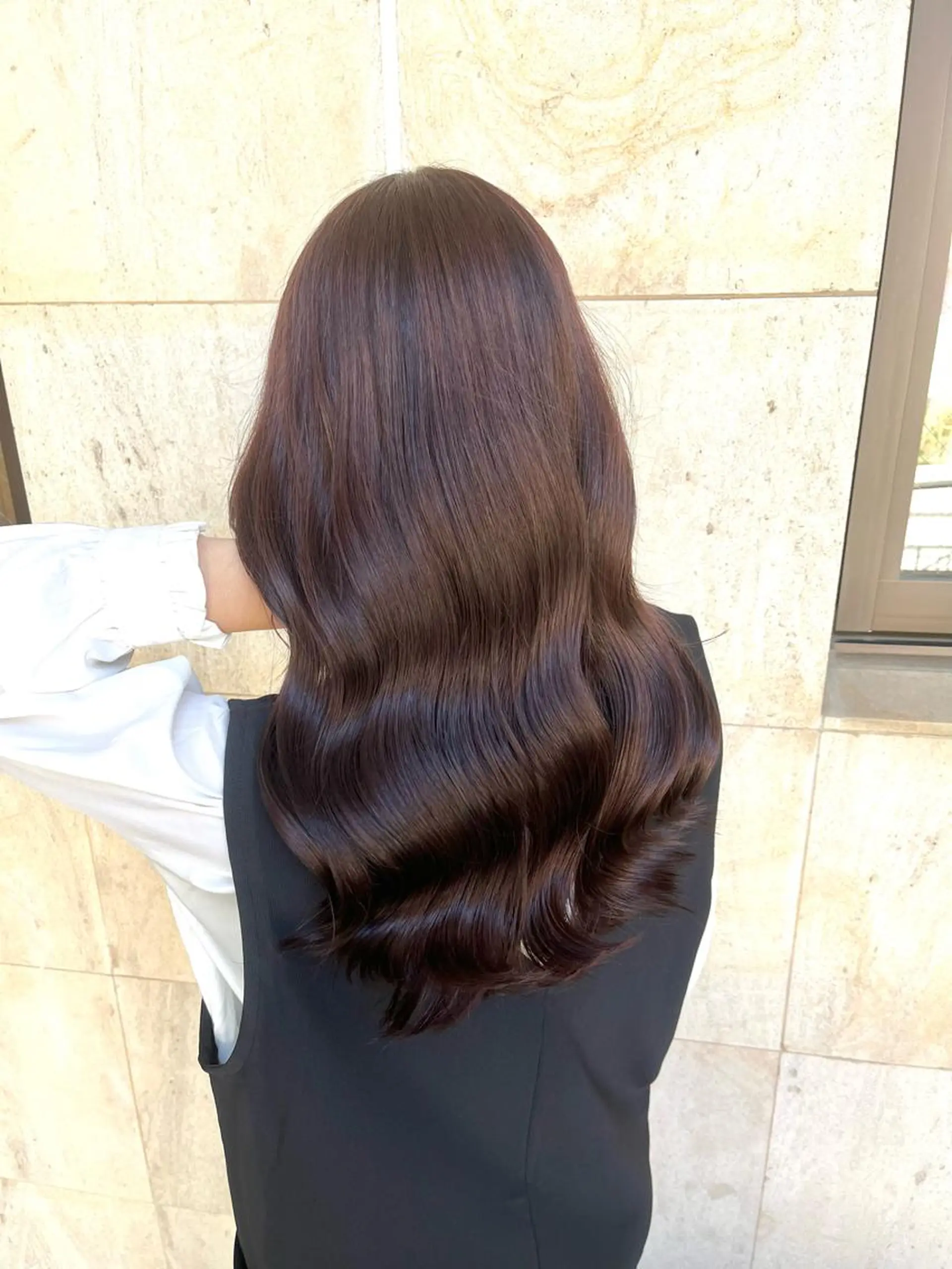 ロング カラー ブリーチ ケアブリーチ ダブルカラー グラデーションカラー ハイライトカラー ヘアカラー 縮毛矯正 トリートメント ブリーチなし✨艶髪 カラー𓃲YAGIのヘアスタイル
