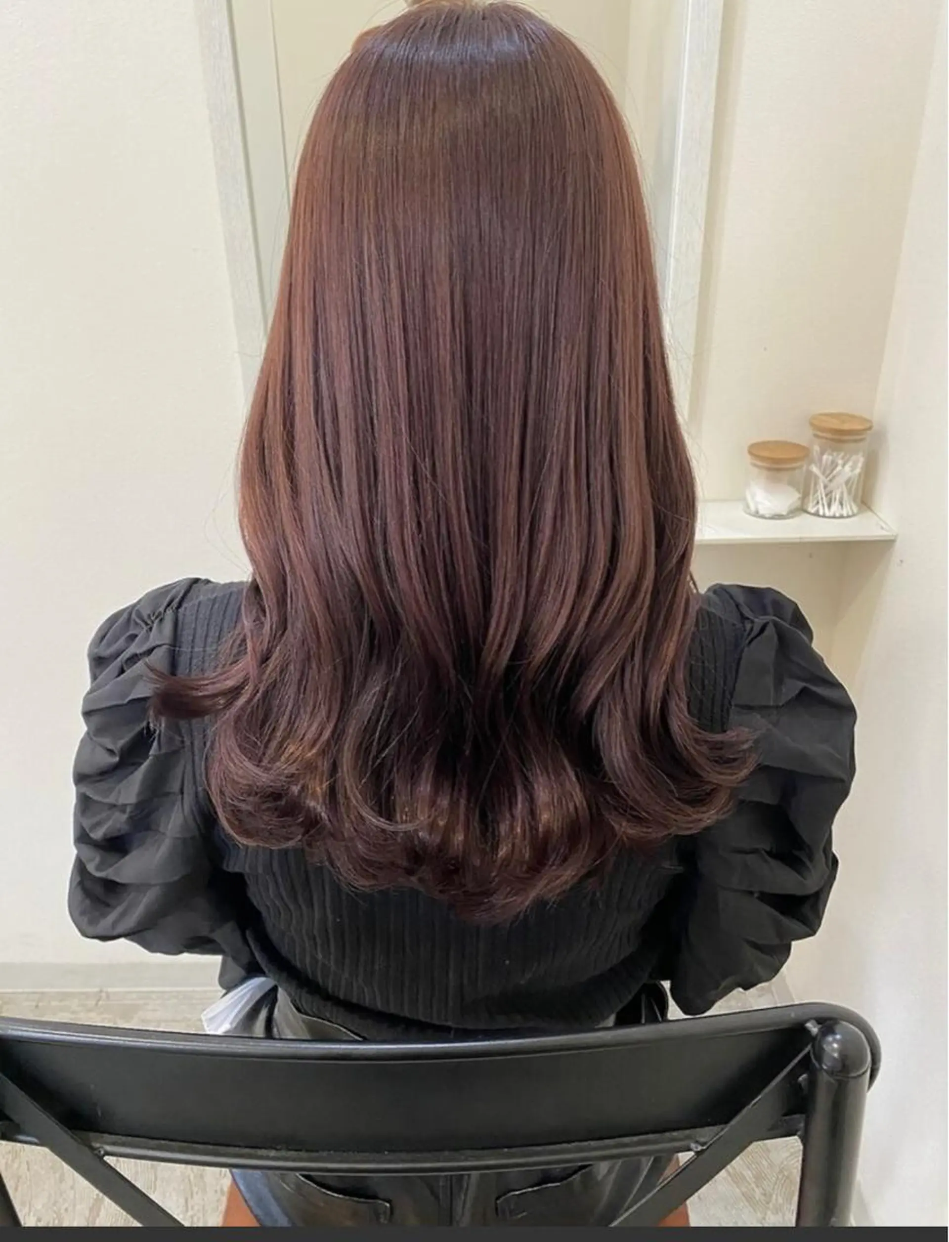 ミディアム 縮毛矯正×韓国ヘア 🇰🇷小笠原のヘアスタイル