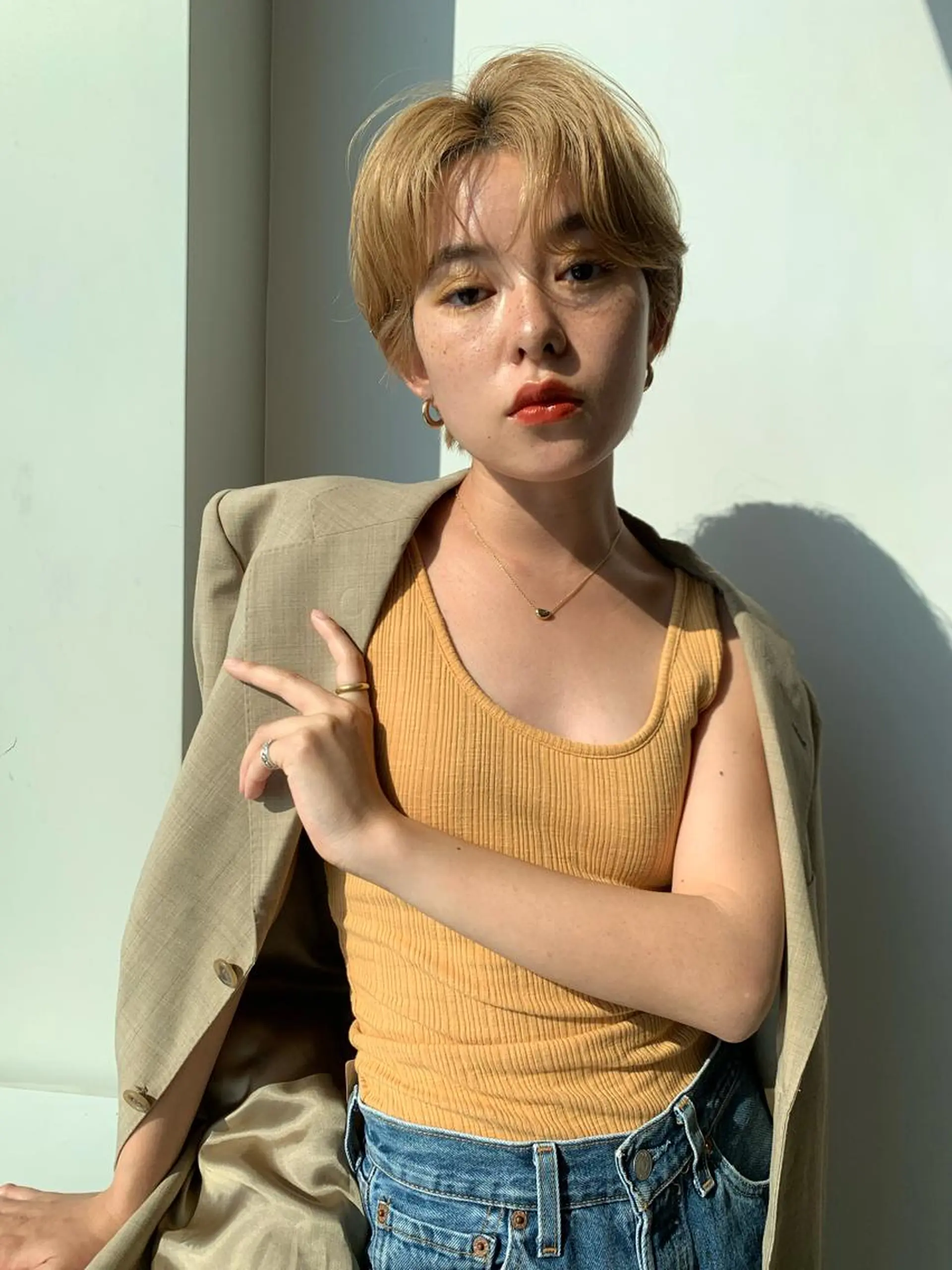 ショート カラー カット トリートメント レイヤー/顔周り /AKARIのヘアスタイル