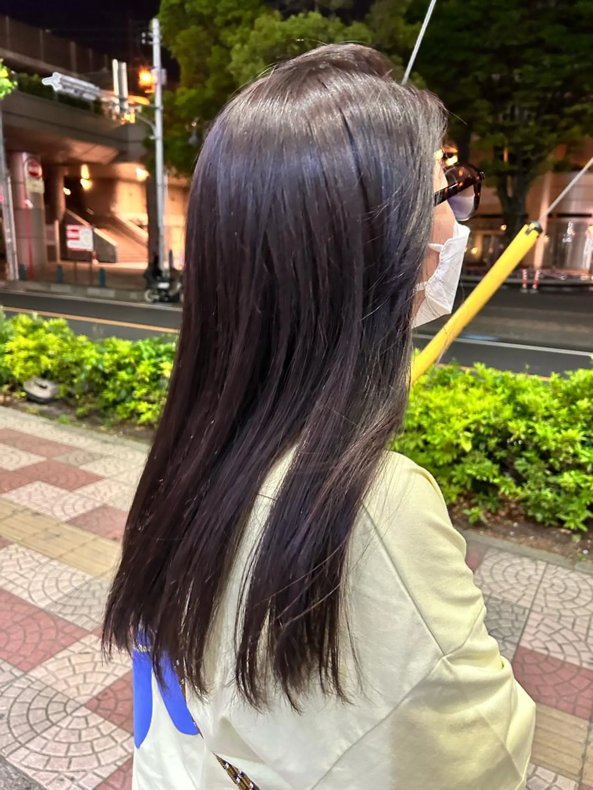 ロング カラー ヘアカラー 室岡 桃子のヘアスタイル