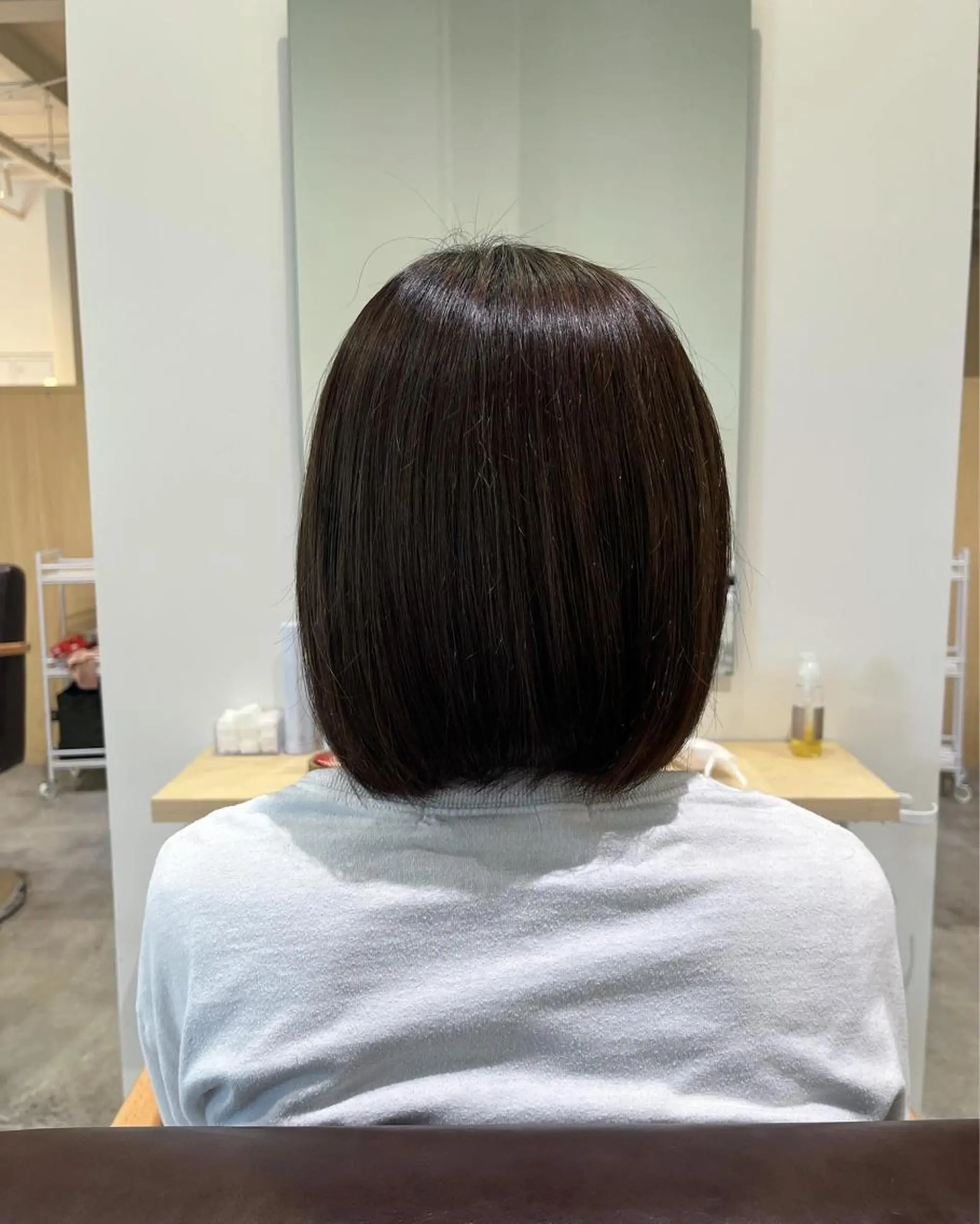 ミディアム カラー アッシュ ベージュカラー ブリーチ ケアブリーチ ダブルカラー 🌼あんなtrend color🌼のヘアスタイル