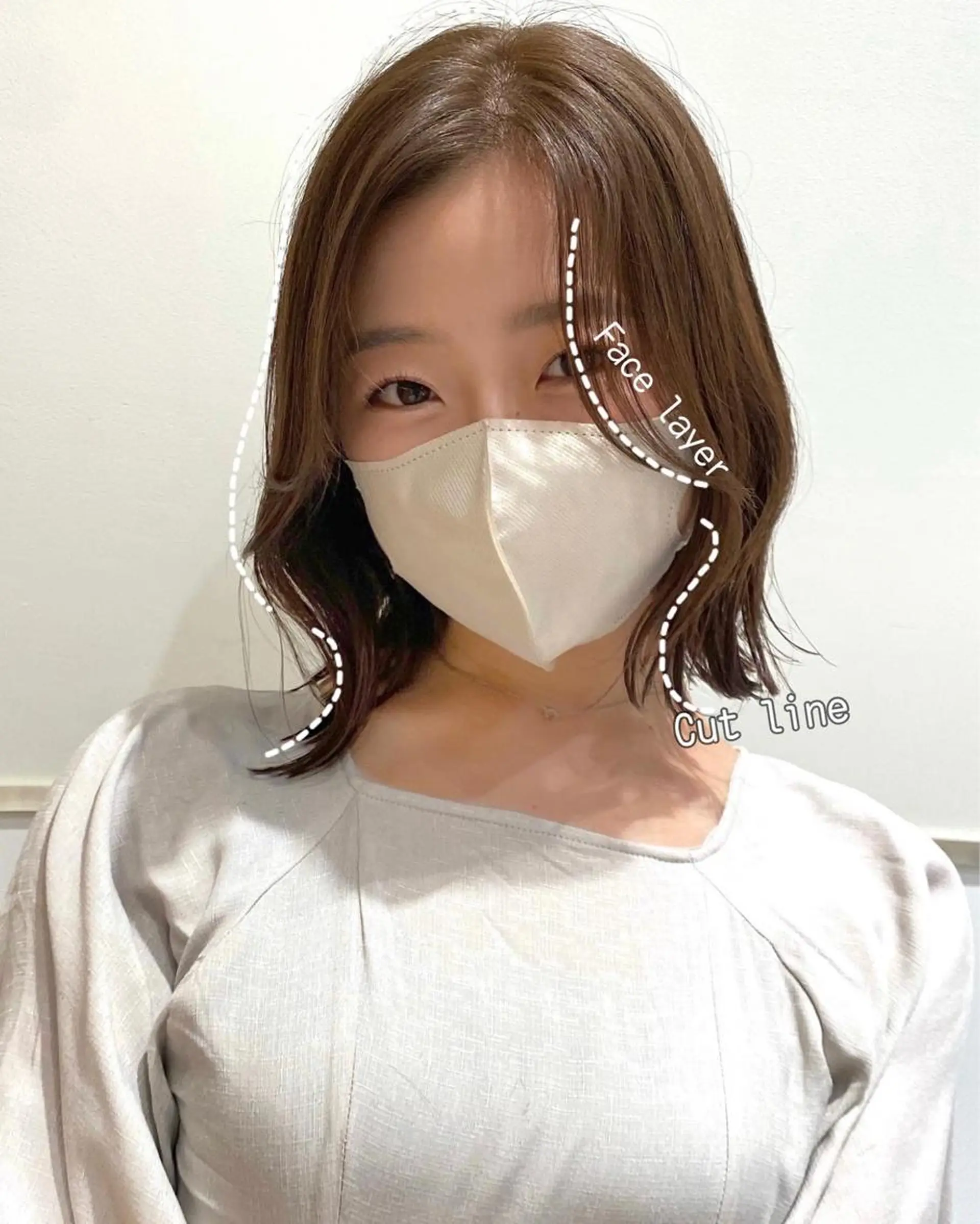 ショート カラー パーマ カット ヘアカラー トリートメント ヘアセット 小野寺瑞希 /最小顔カットのヘアスタイル