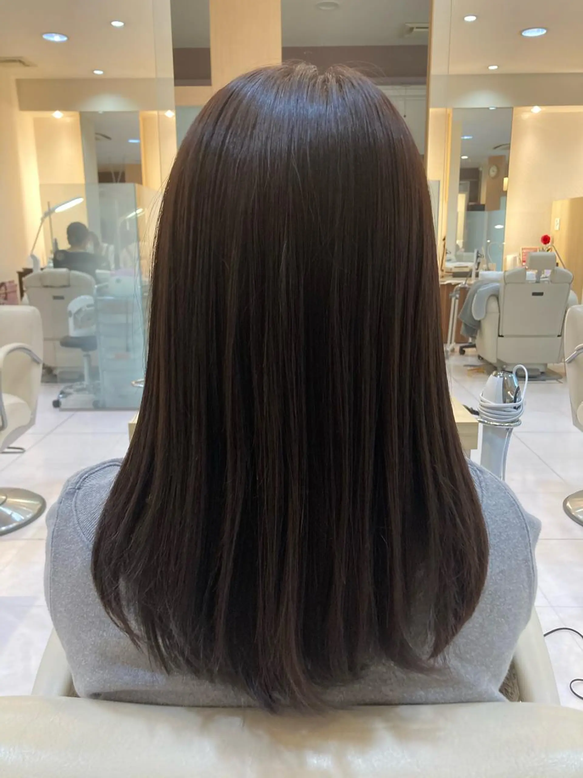 セミロング カラー トリートメント 後藤 瑞季のヘアスタイル