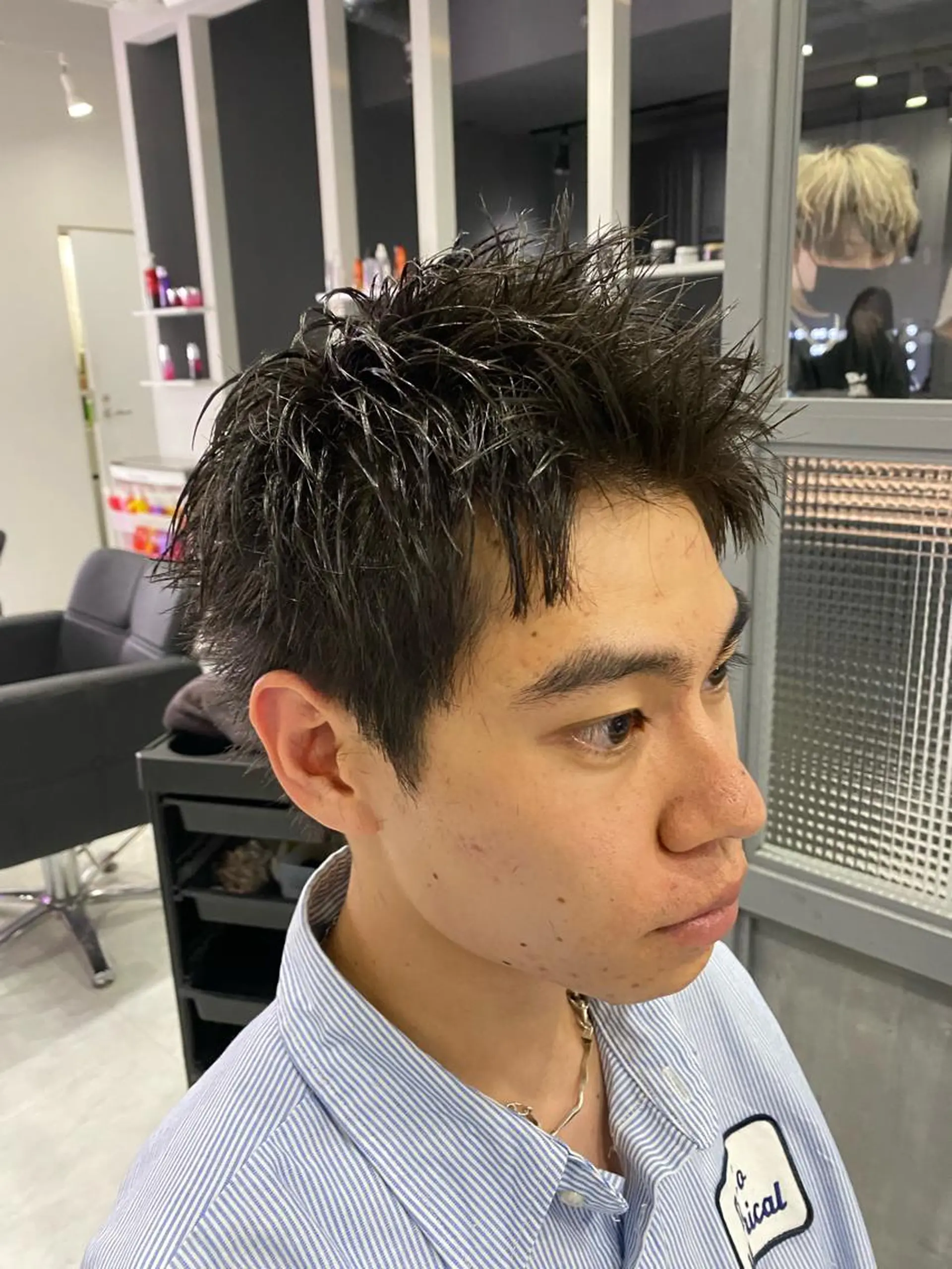 メンズ カット 🟣メンズパーマ 川端 永遠🟣のヘアスタイル