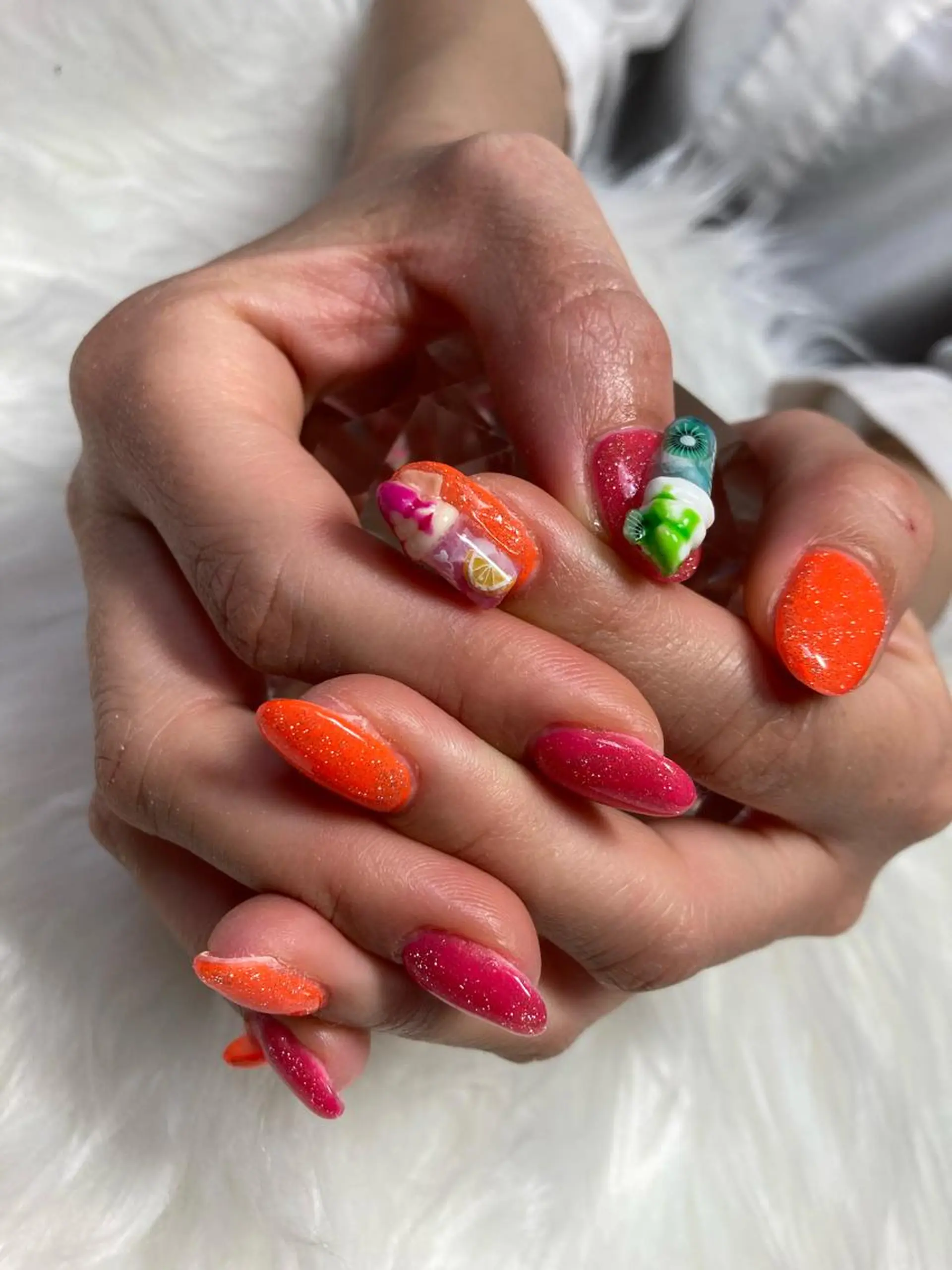 ショート ネイル フラッシュネイル nail yukkoのネイルデザイン