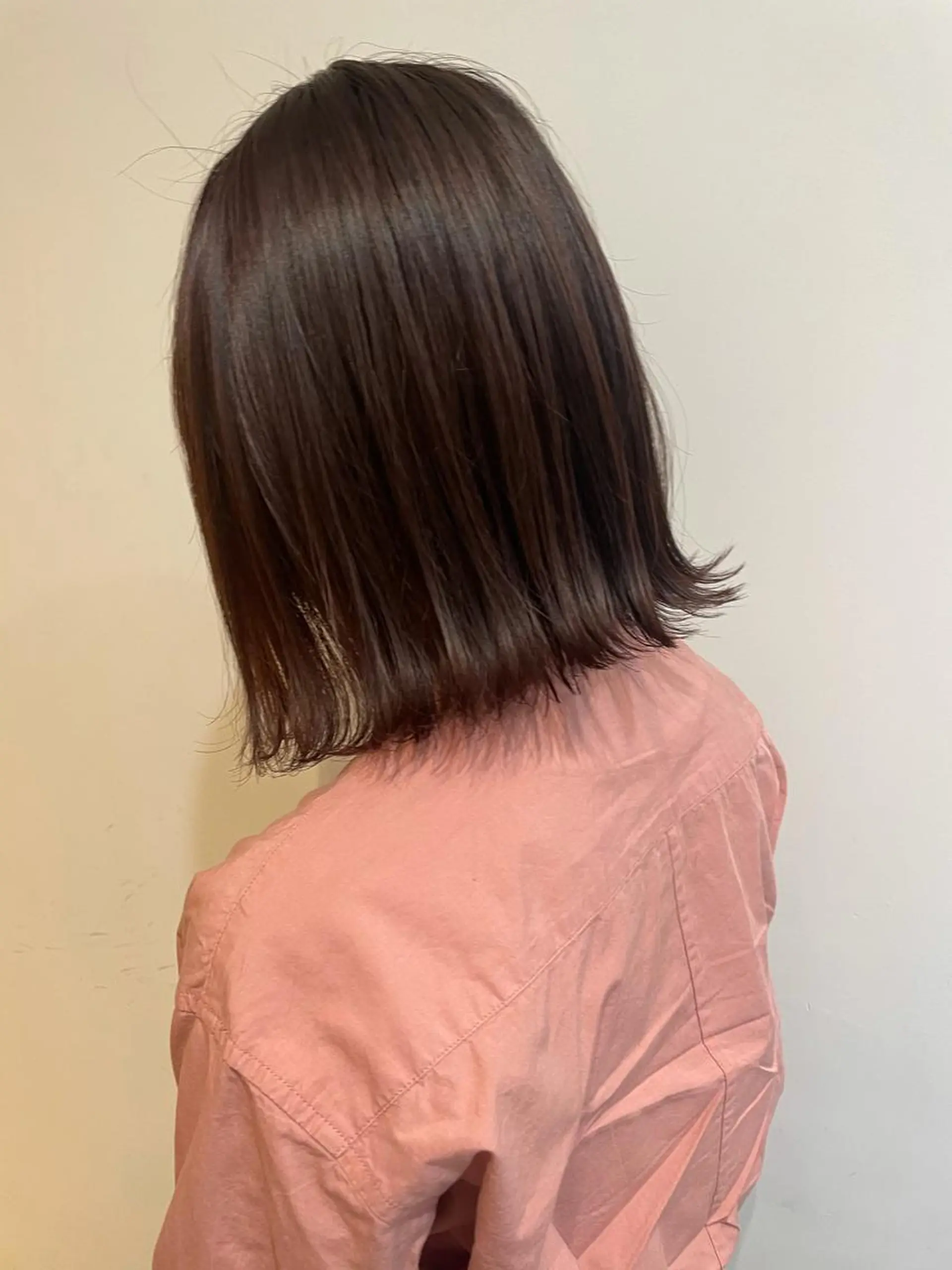 ミディアム カラー ラベンダーカラー ラベンダーピンク ピンクカラー 外ハネヘア 中目黒🌼 🌼ハナのヘアスタイル