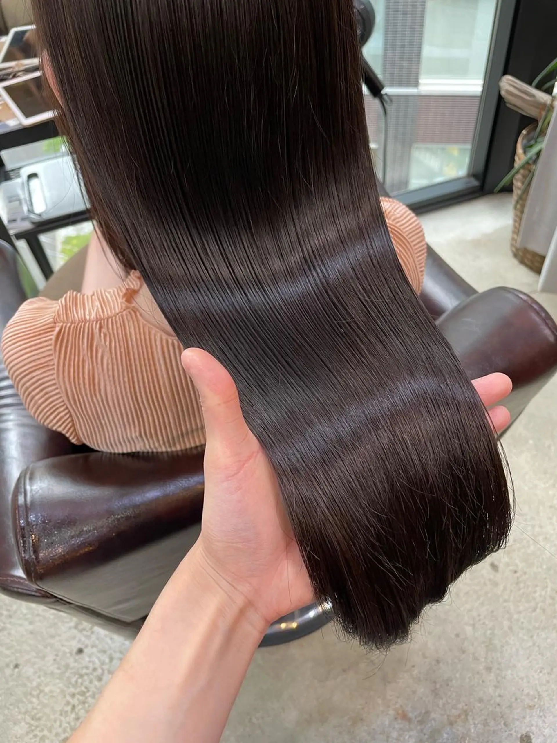 ロング 髪質改善 ヘアカラー トリートメント youres hair 髪質改善トリートメント&ヘッドスパ 恵比寿本店【ユアーズ ヘア】所属・✨美髪エステ✨ 佐々木みなみのヘアスタイル