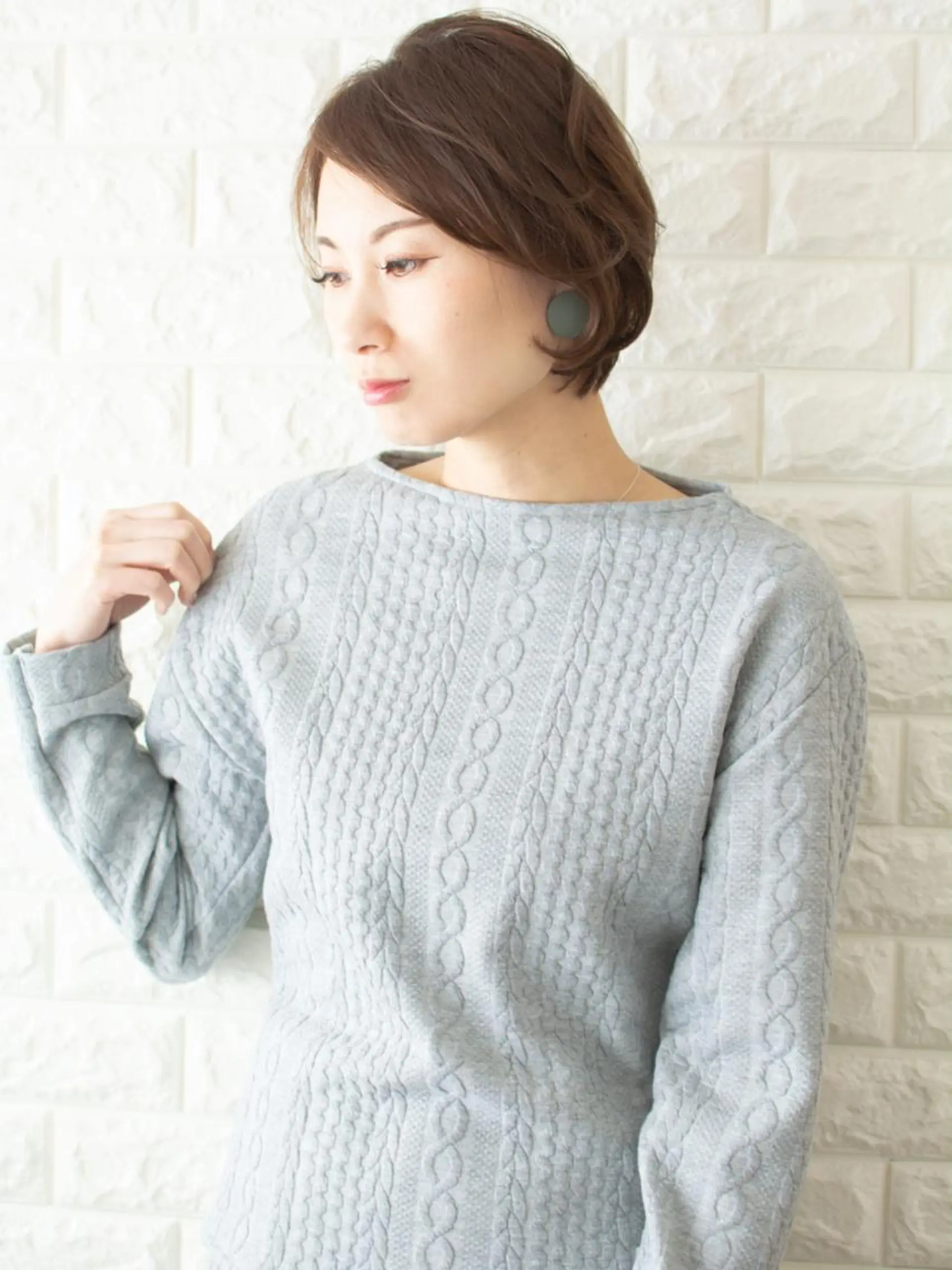 ショート カラー ショートボブ ベージュカラー ブルーカラー ブルージュ グレージュ カット ヘアカラー トリートメント 斉藤 正敏のその他イメージ